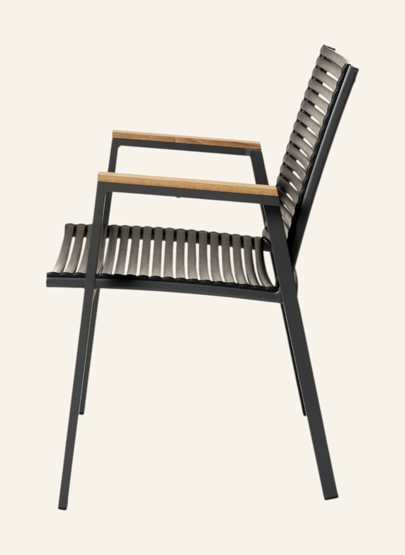 cinas Gartenmöbel-Set mit 1 Tisch, 6 Stühlen MOOD: GRAU