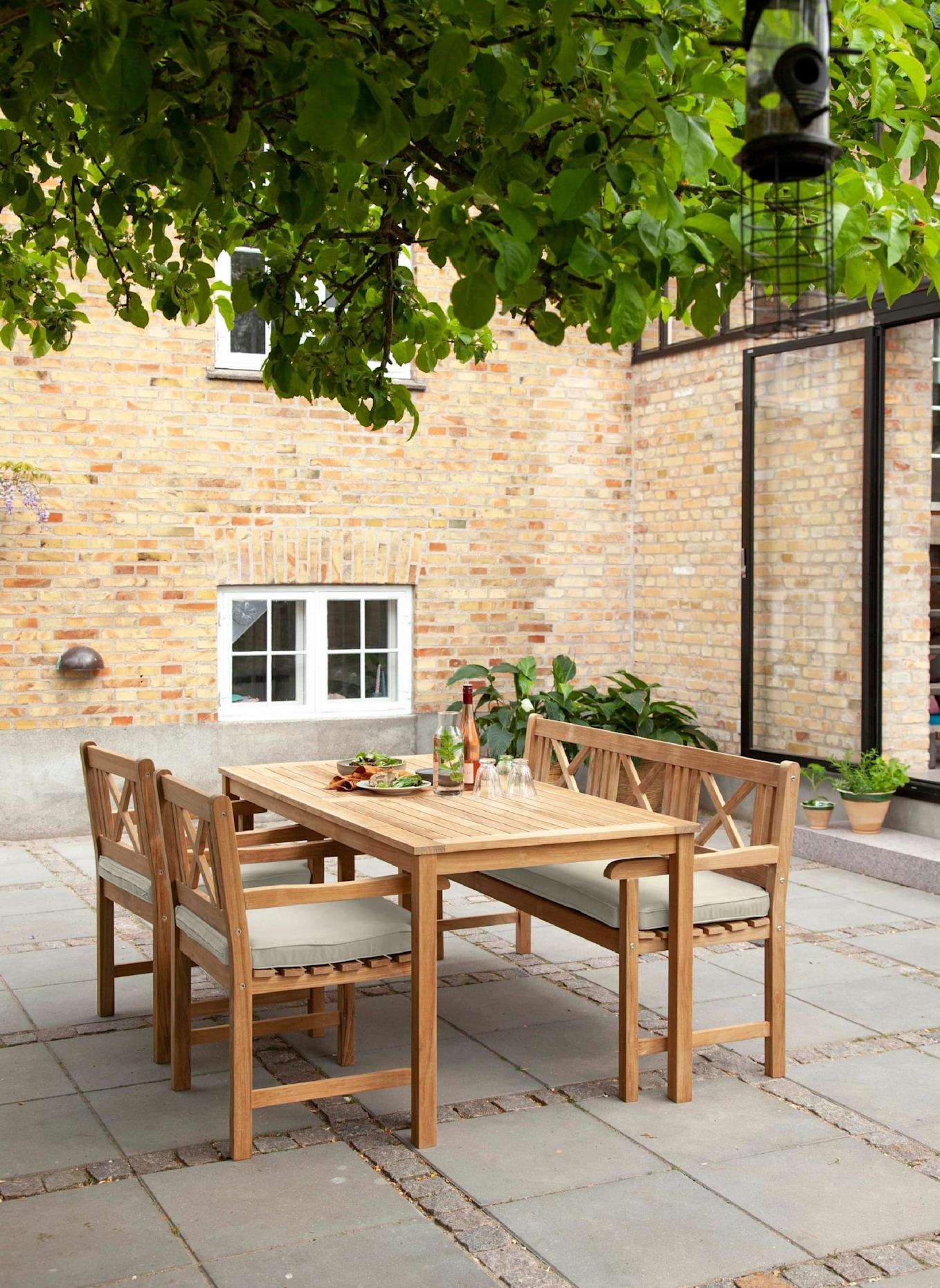 cinas Gartenstuhl-Kissen Set ROSENBORG: BEIGE