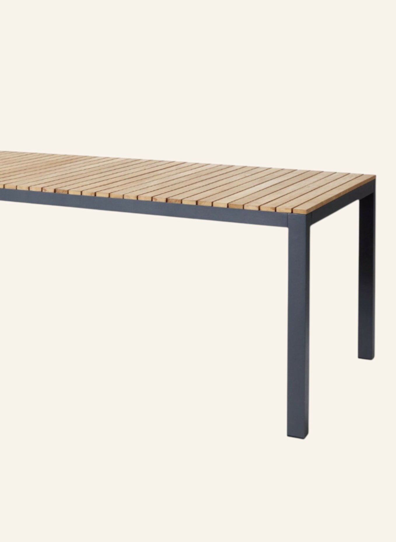 cinas Gartenmöbel-Set mit 1 Tisch, 6 Stühlen MOOD: GRAU