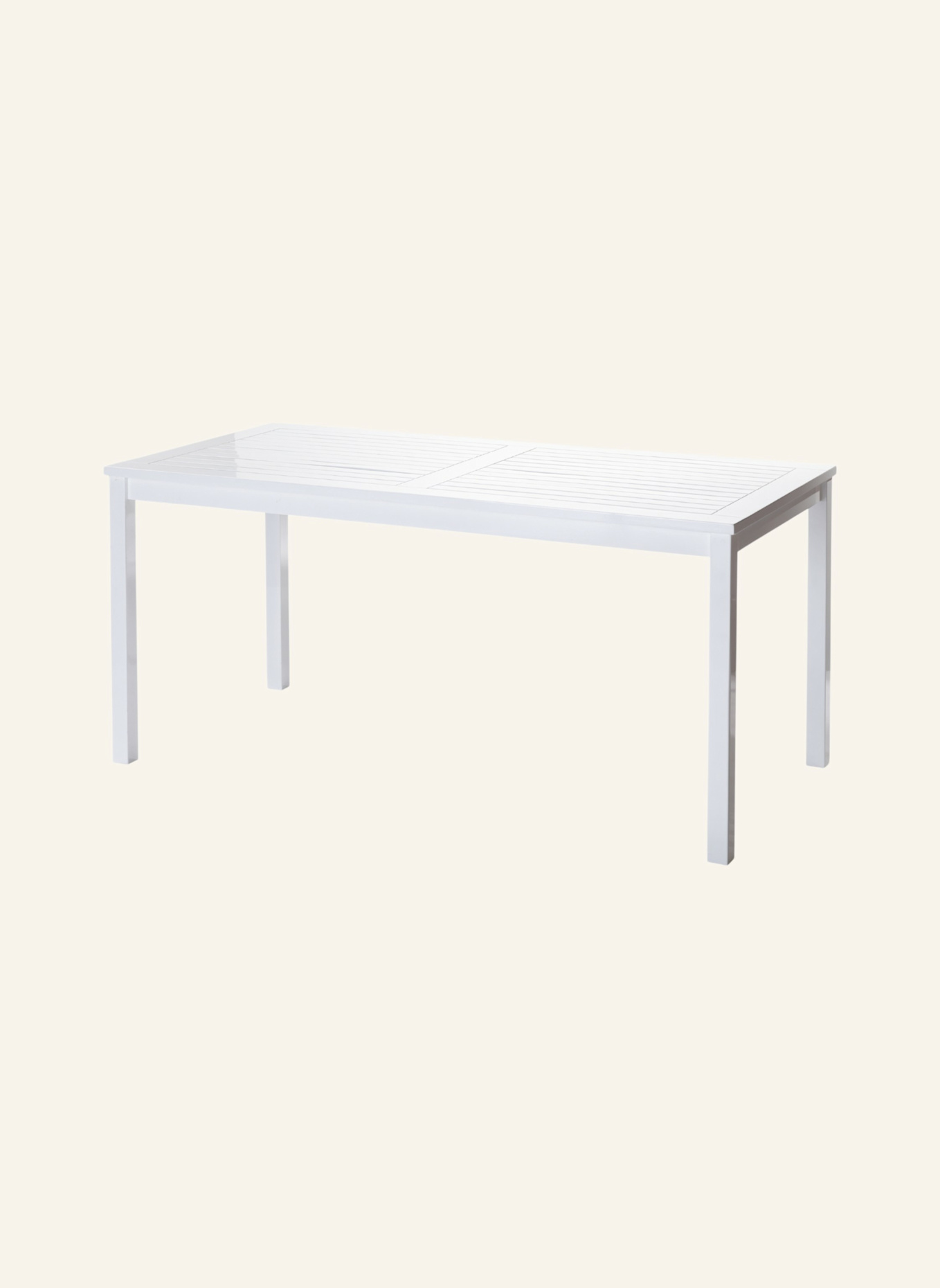 cinas Gartentisch ROSENBORG: WEISS