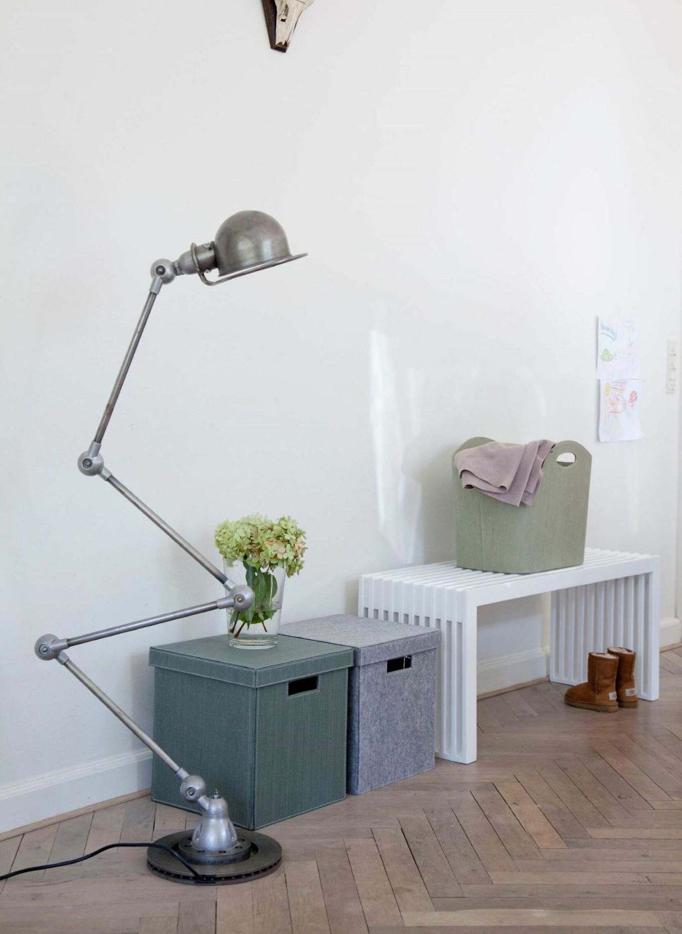 cinas Aufbewahrungskorb CLASSIC: GRÜN