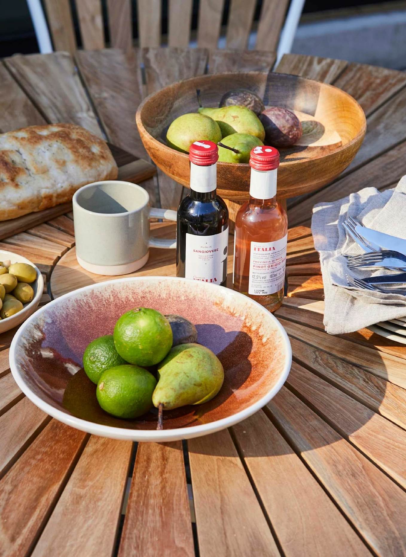 cinas Gartenmöbel-Set mit 1 Tisch, 5 Stühlen ELLEN: WEISS