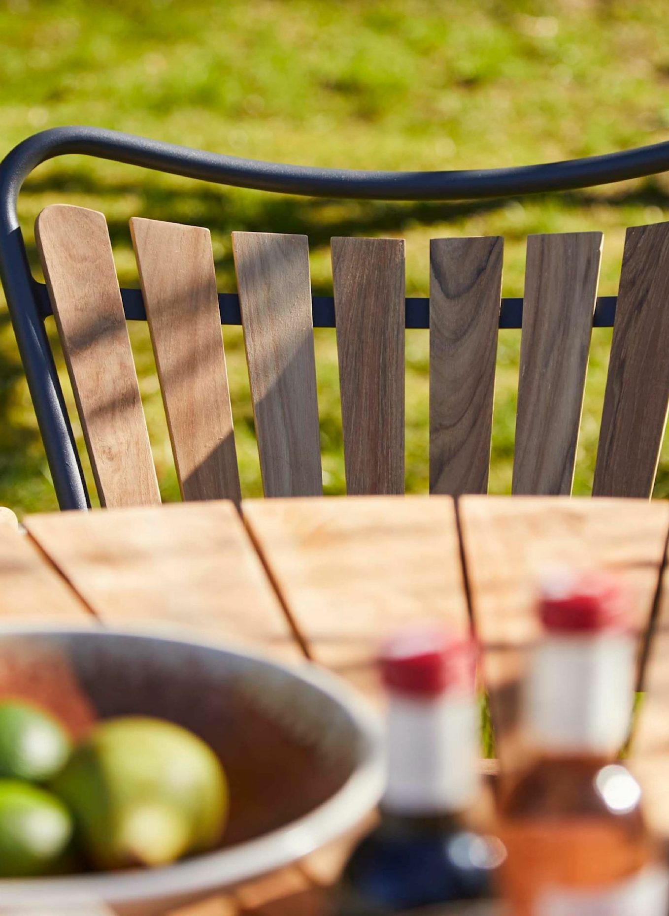 cinas Gartenmöbel-Set mit 1 Tisch, 5 Stühlen ELLEN: GRAU