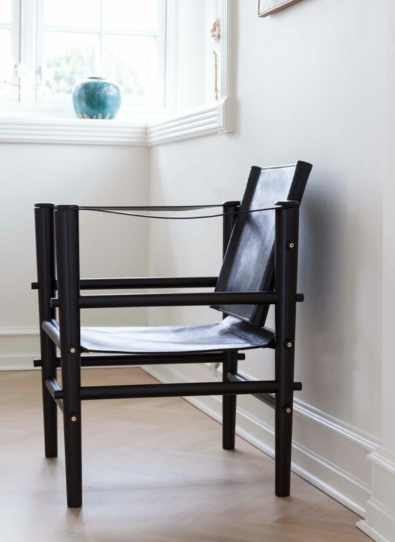 cinas Lounge Safaristuhl NOBLE: SCHWARZ