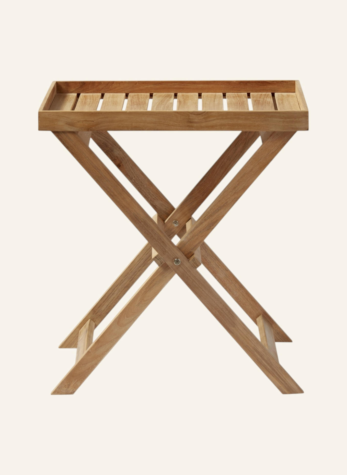 cinas Tablett-Beistelltisch CLASSIC: BRAUN