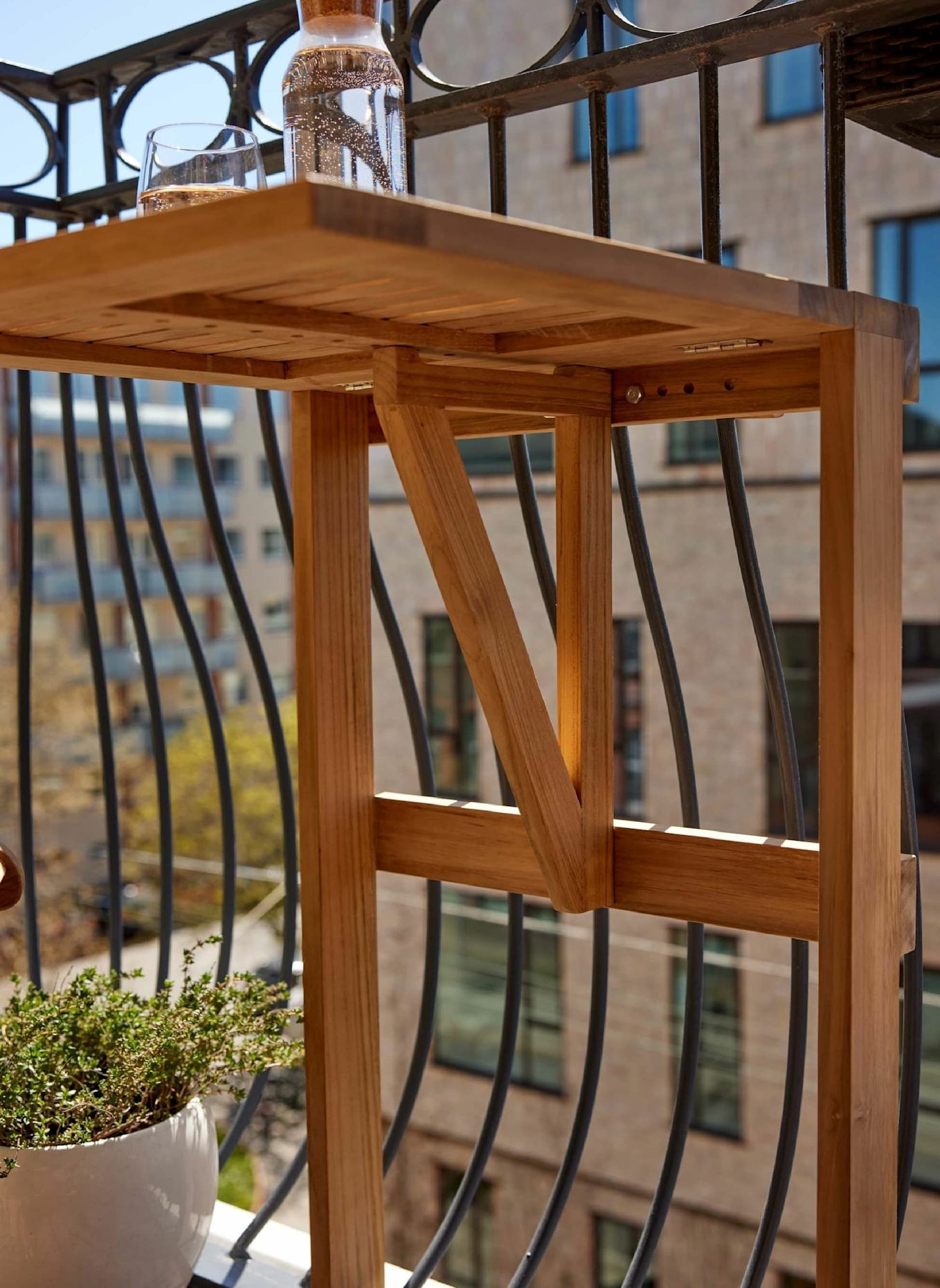 cinas Gartentisch BALCONY: BRAUN