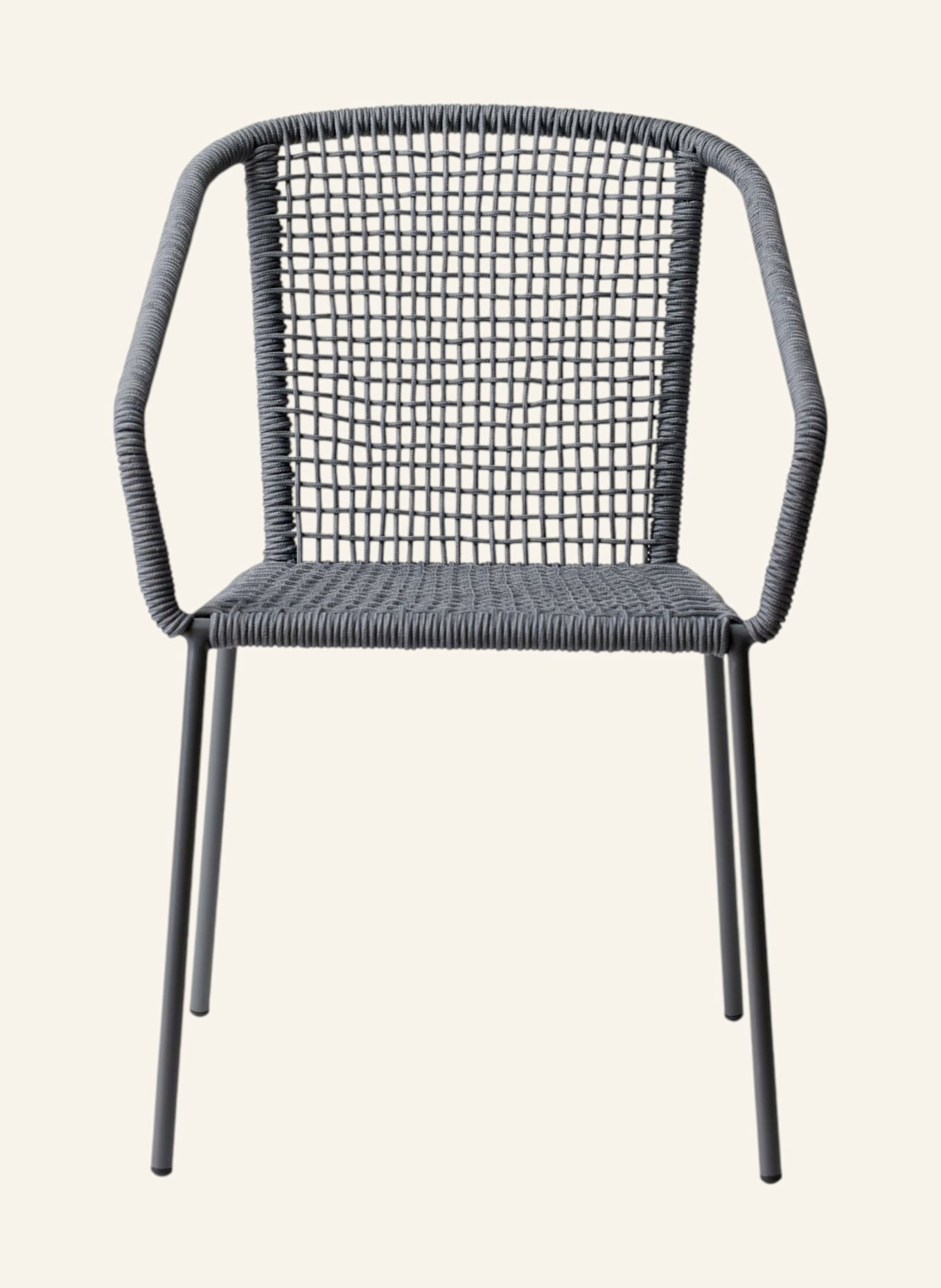 cinas Gartenmöbel-Set mit 1 Tisch, 5 Stühlen ELLEN/LUNO: GRAU