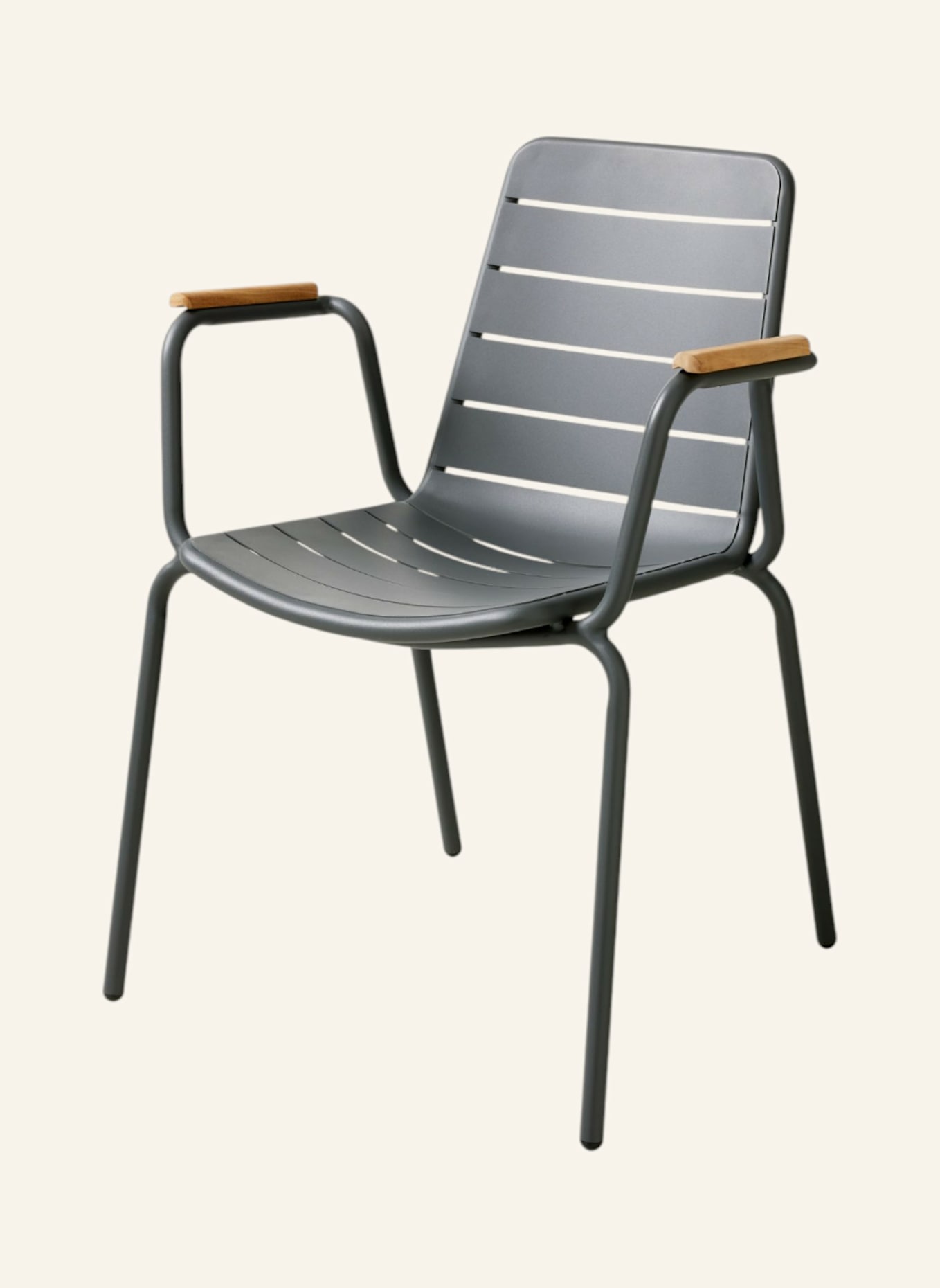 cinas 3-Piece ELLEN/PARC Garden Furniture Set: BROWN / GRAY