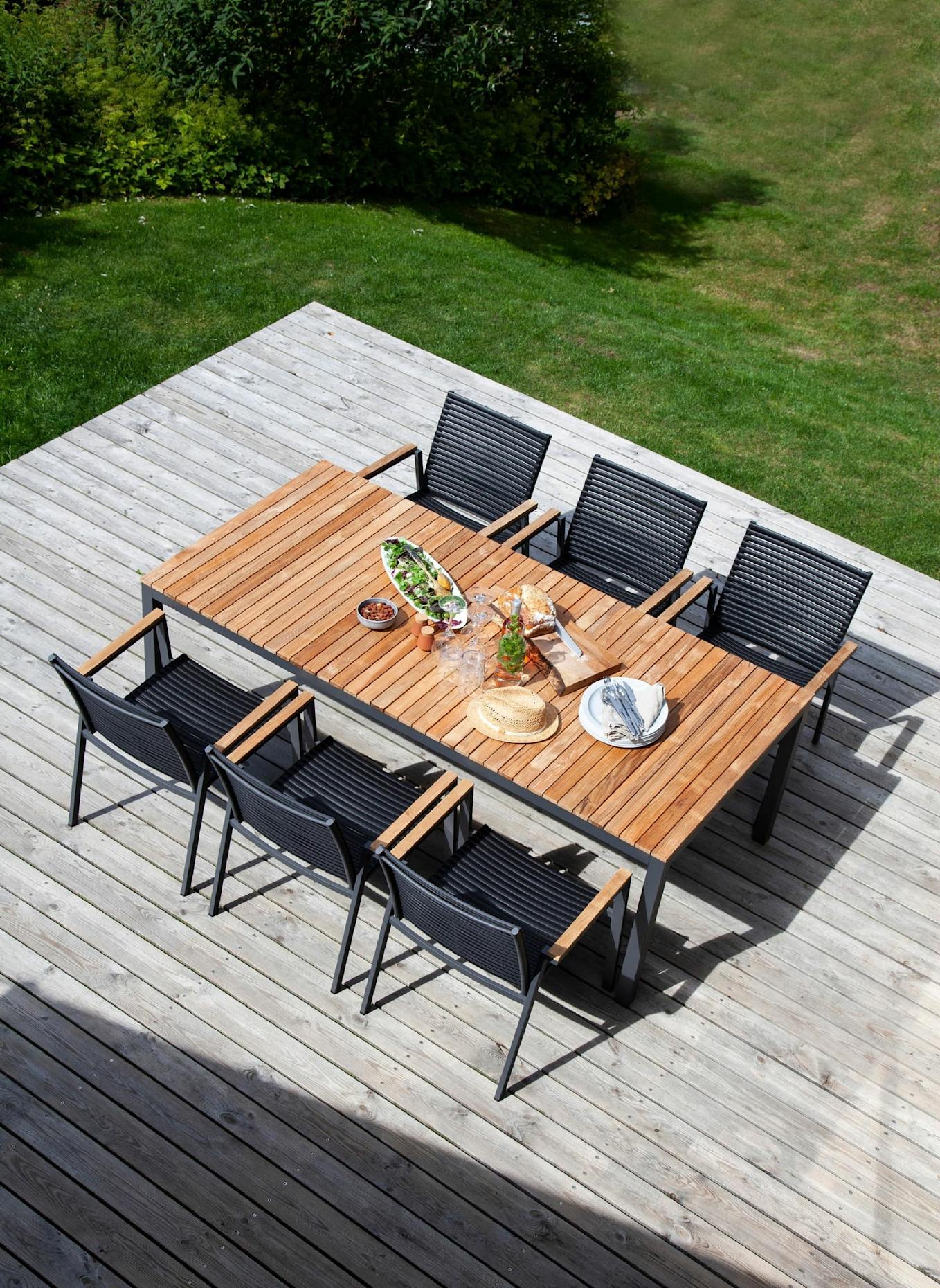 cinas Gartentisch MOOD: GRAU