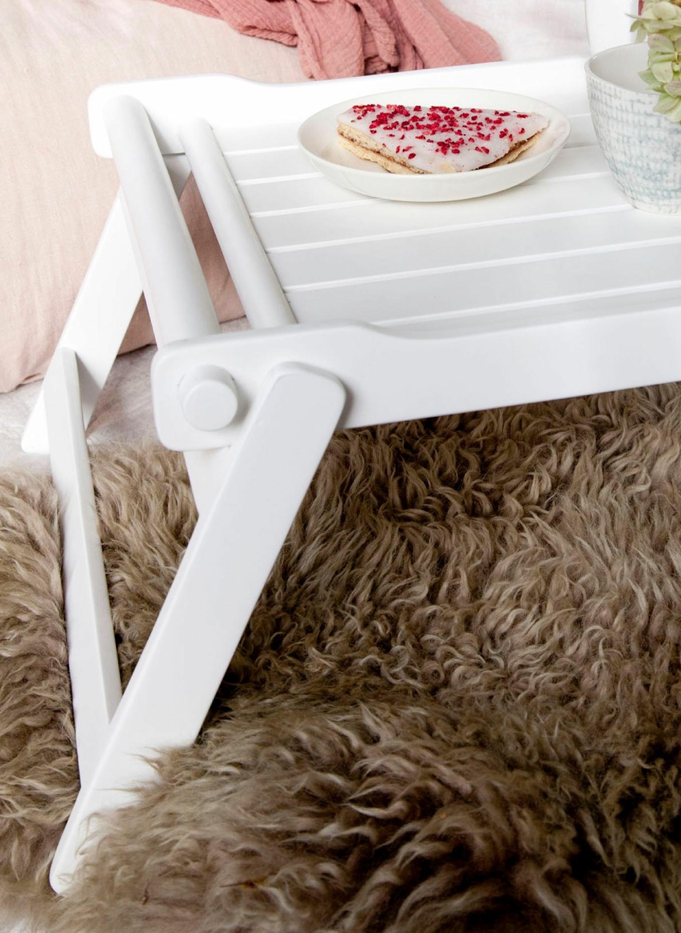 cinas Betttablett CLASSIC: WEISS