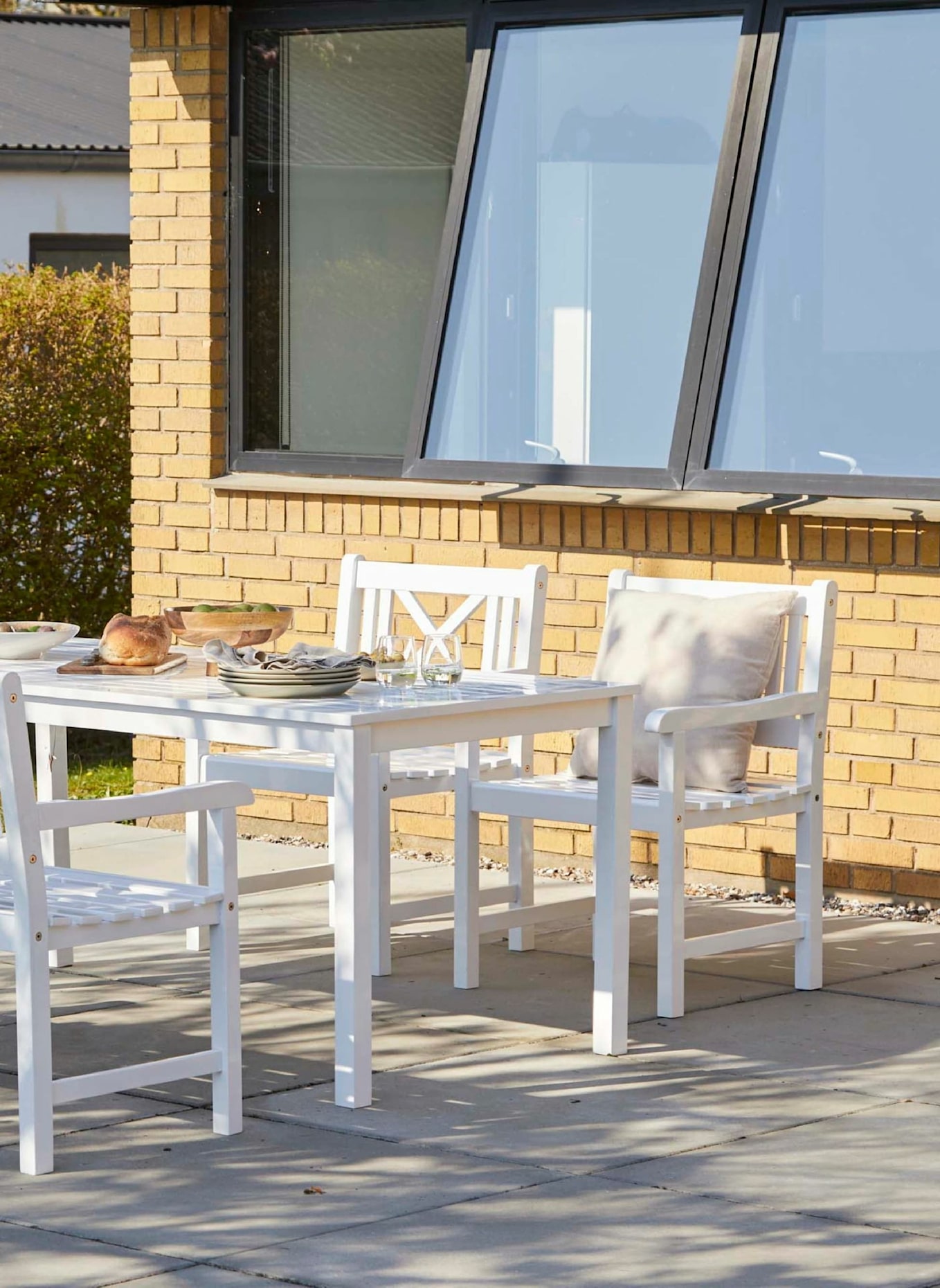 cinas Gartenstuhl ROSENBORG: WEISS