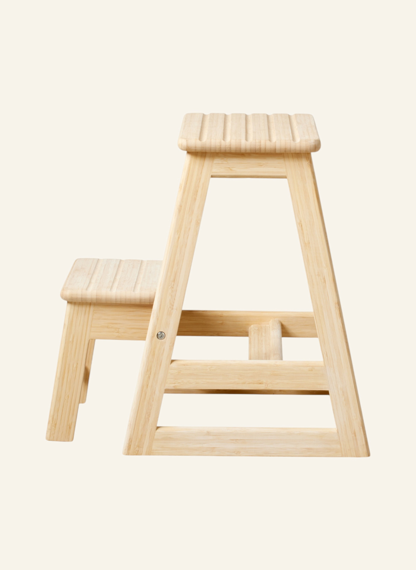 cinas Stehleiter SKALA: HELLBRAUN