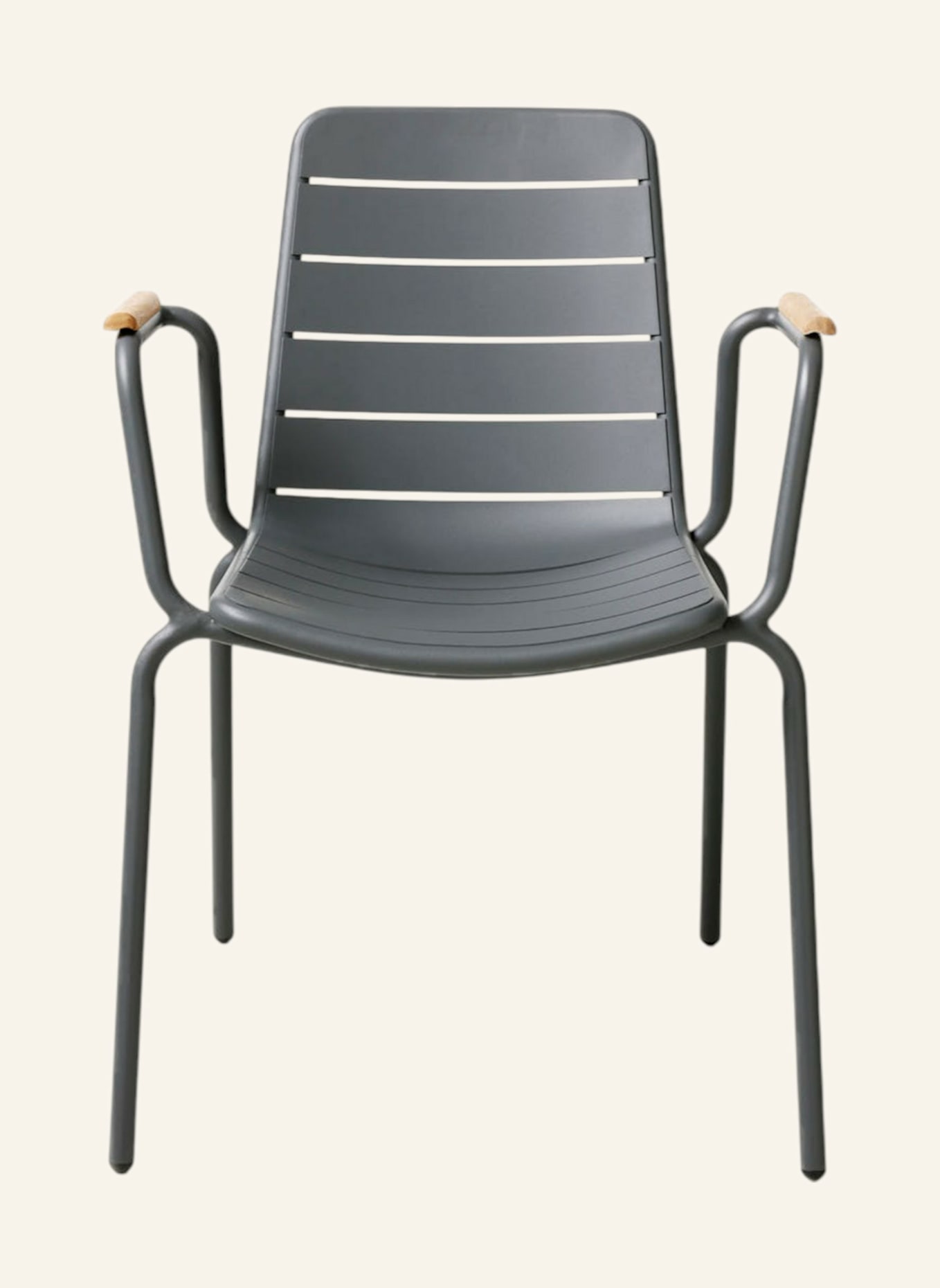 cinas Gartenmöbel-Set mit 1 Tisch, 4 Stühlen PARC: GRAU