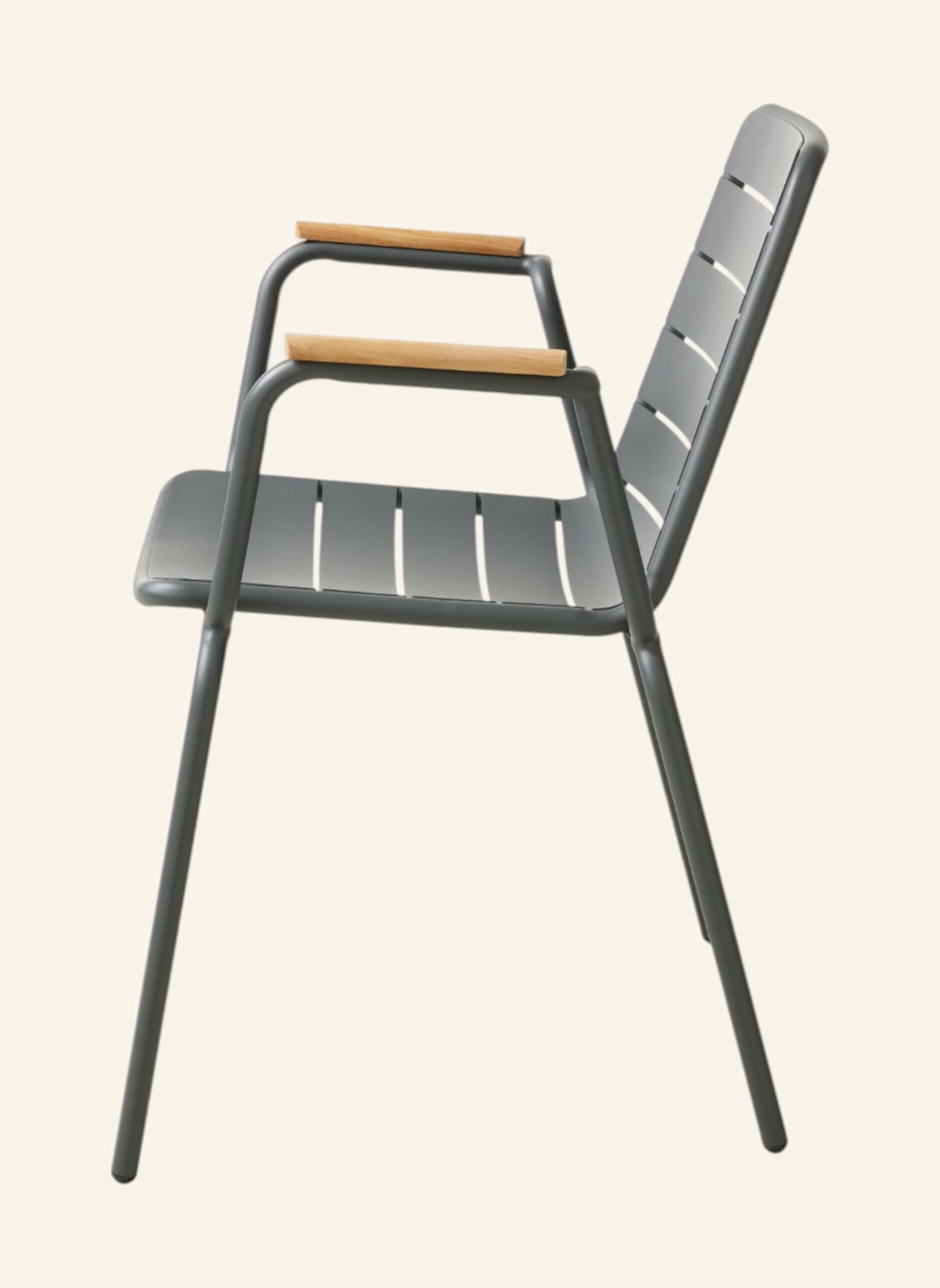 cinas Gartenmöbel-Set mit 1 Tisch, 4 Stühlen PARC: GRAU