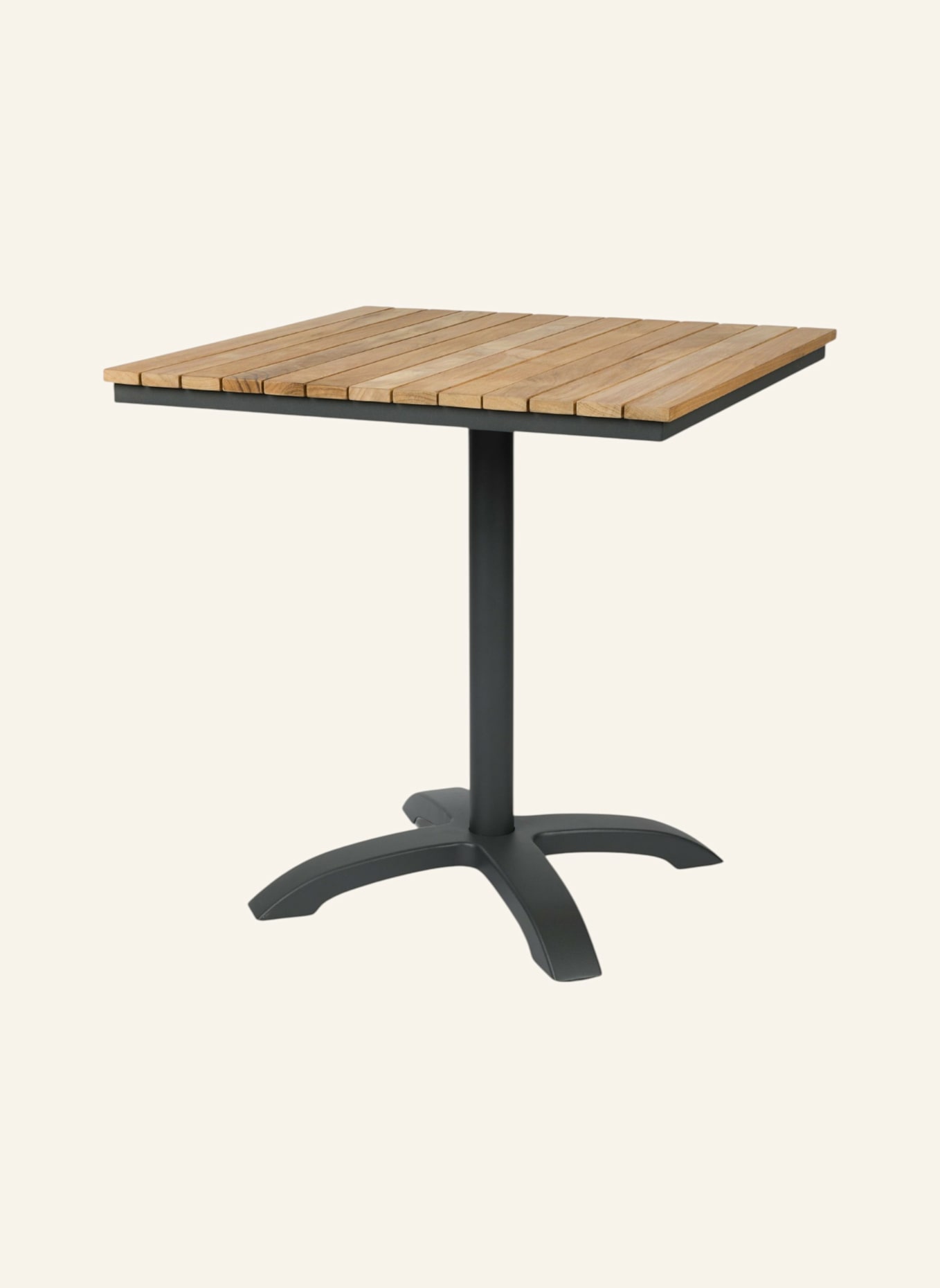 cinas Gartenmöbel-Set mit 1 Tisch, 2 Stühlen MOOD: BRAUN/ GRAU