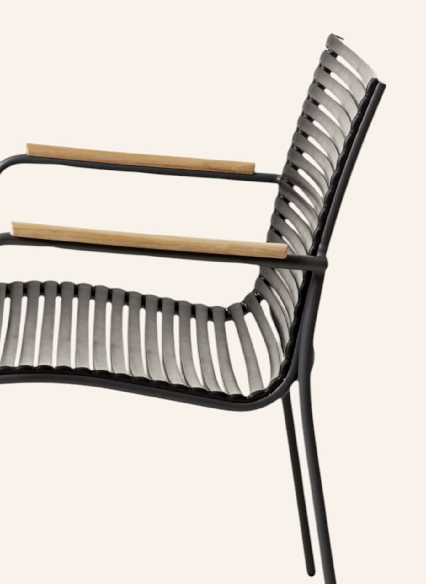 cinas Gartenmöbel-Set mit 1 Tisch, 2 Stühlen MOOD: BRAUN/ GRAU