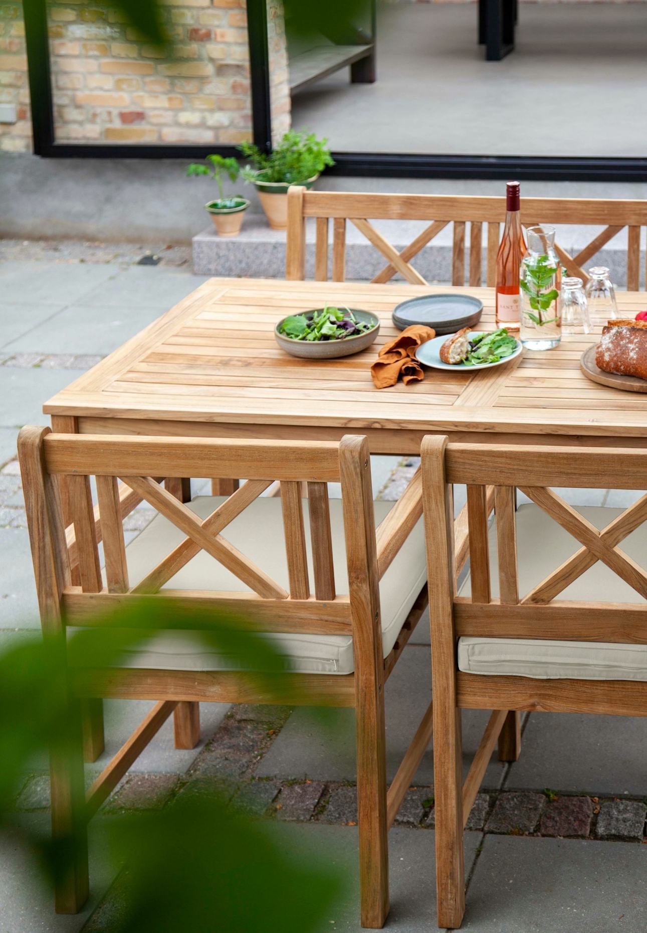 cinas Gartenstuhl-Kissen ROSENBORG: BEIGE