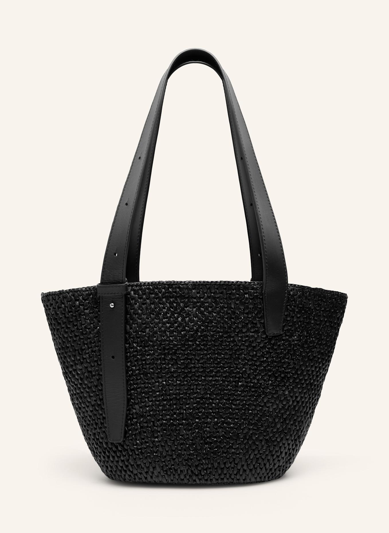 Lié Studio Schultertasche BIANCA RAFFIA SMALL: SCHWARZ