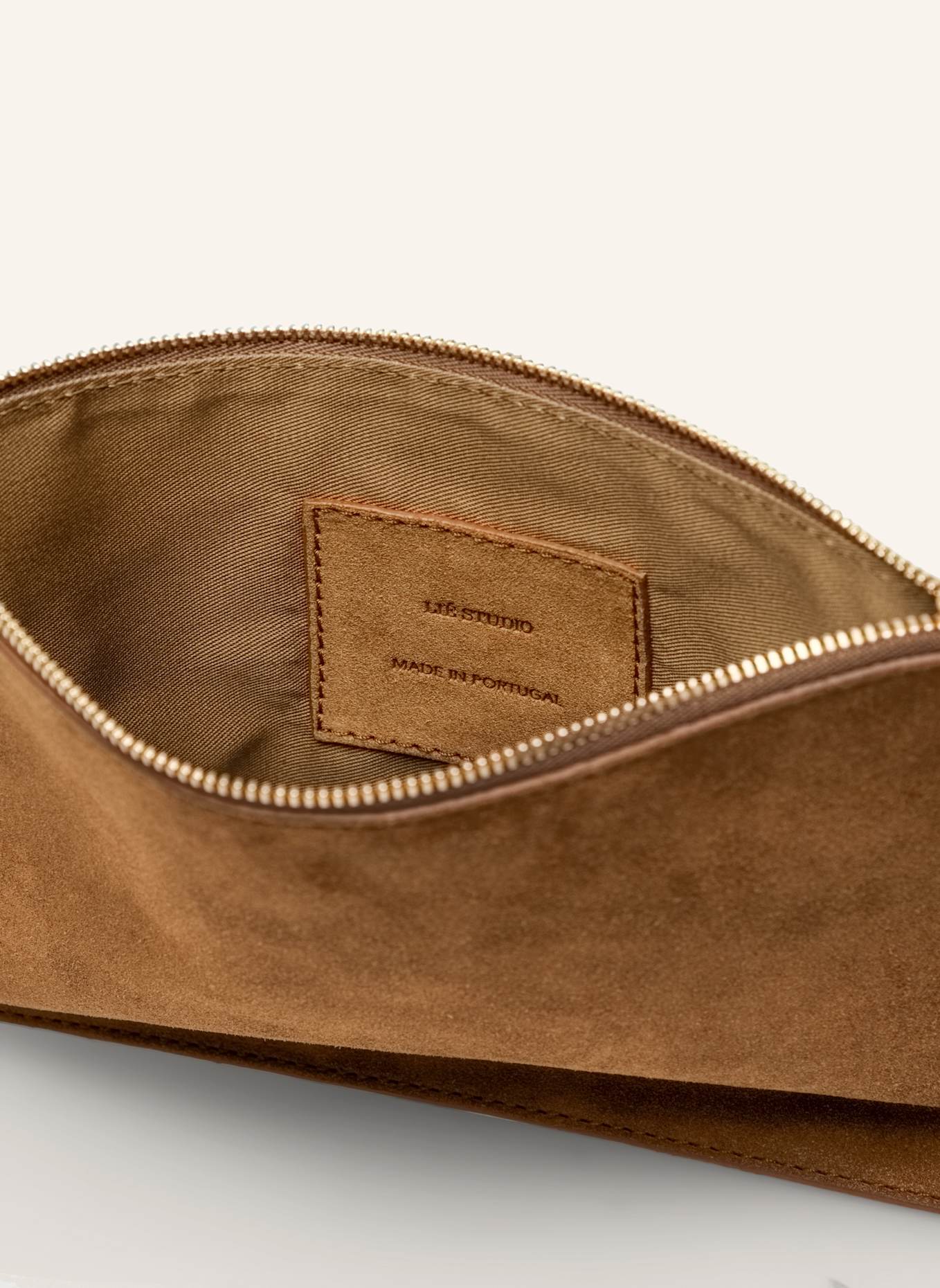 Lié Studio Clutches CHARLIE: BRAUN
