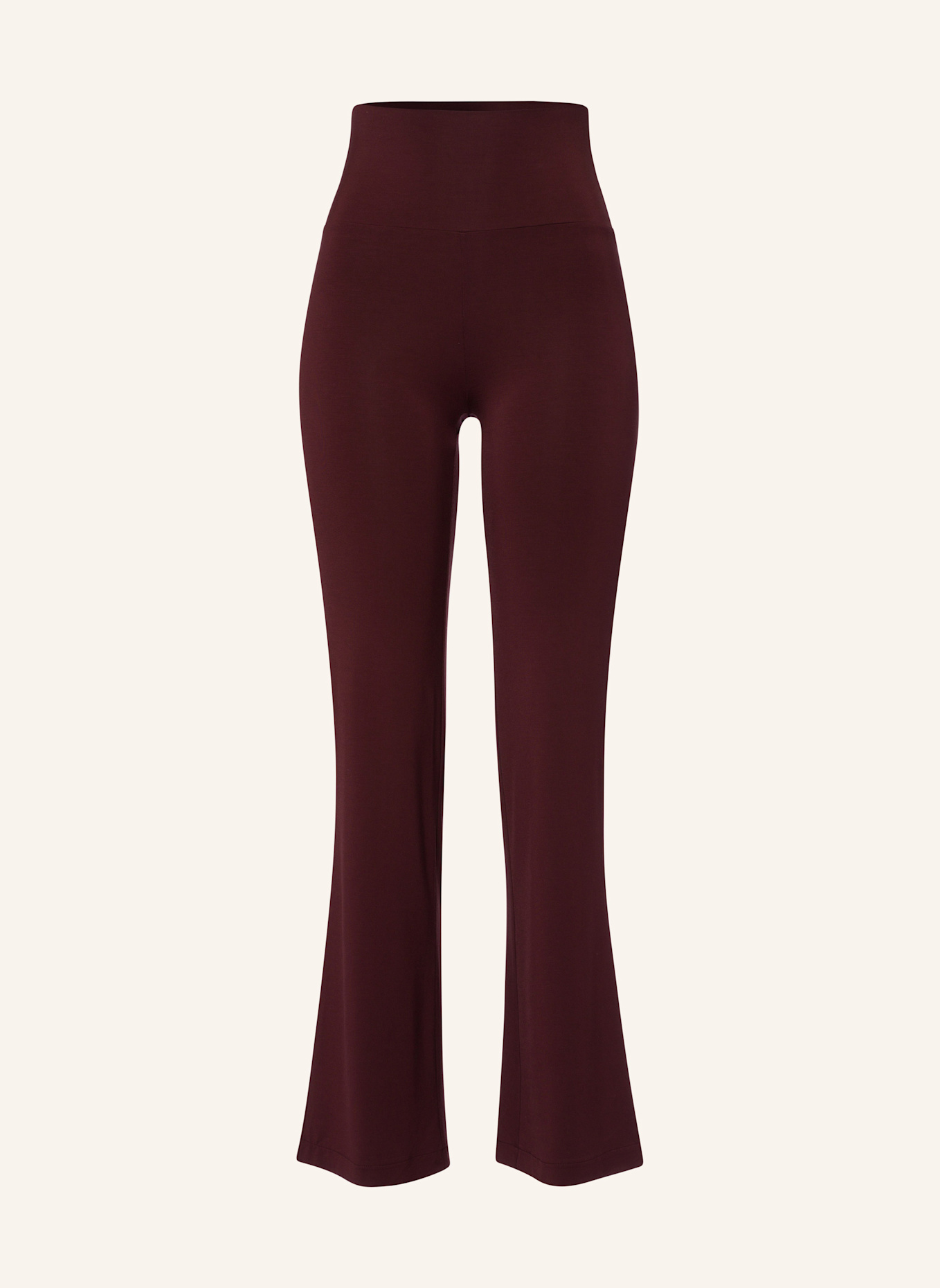 Les Lunes Hose BELLE LEGGINGS FLARED: DUNKELBRAUN