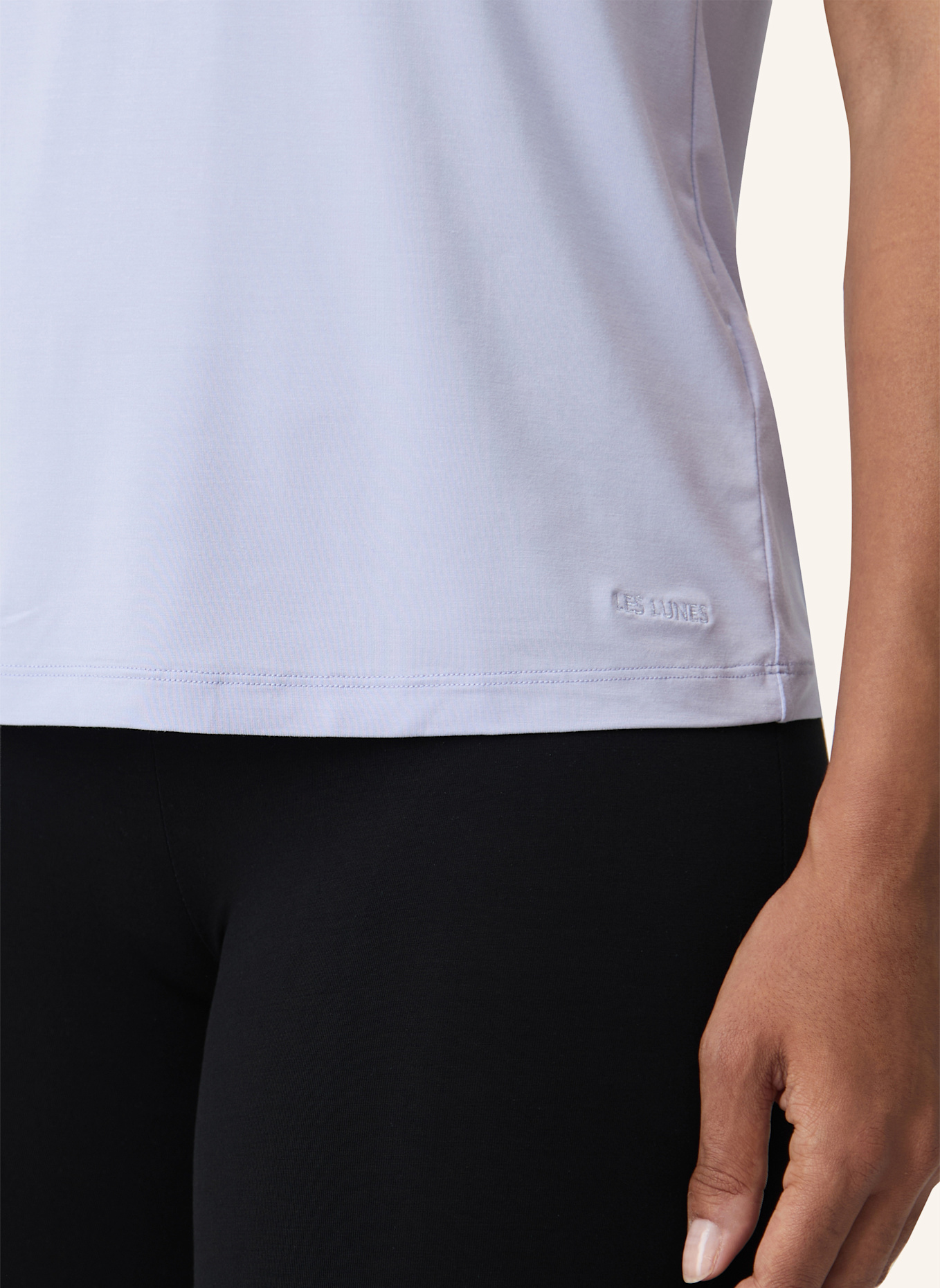 Les Lunes T-Shirt MILLIE SHIRT BASIC: HELLBLAU