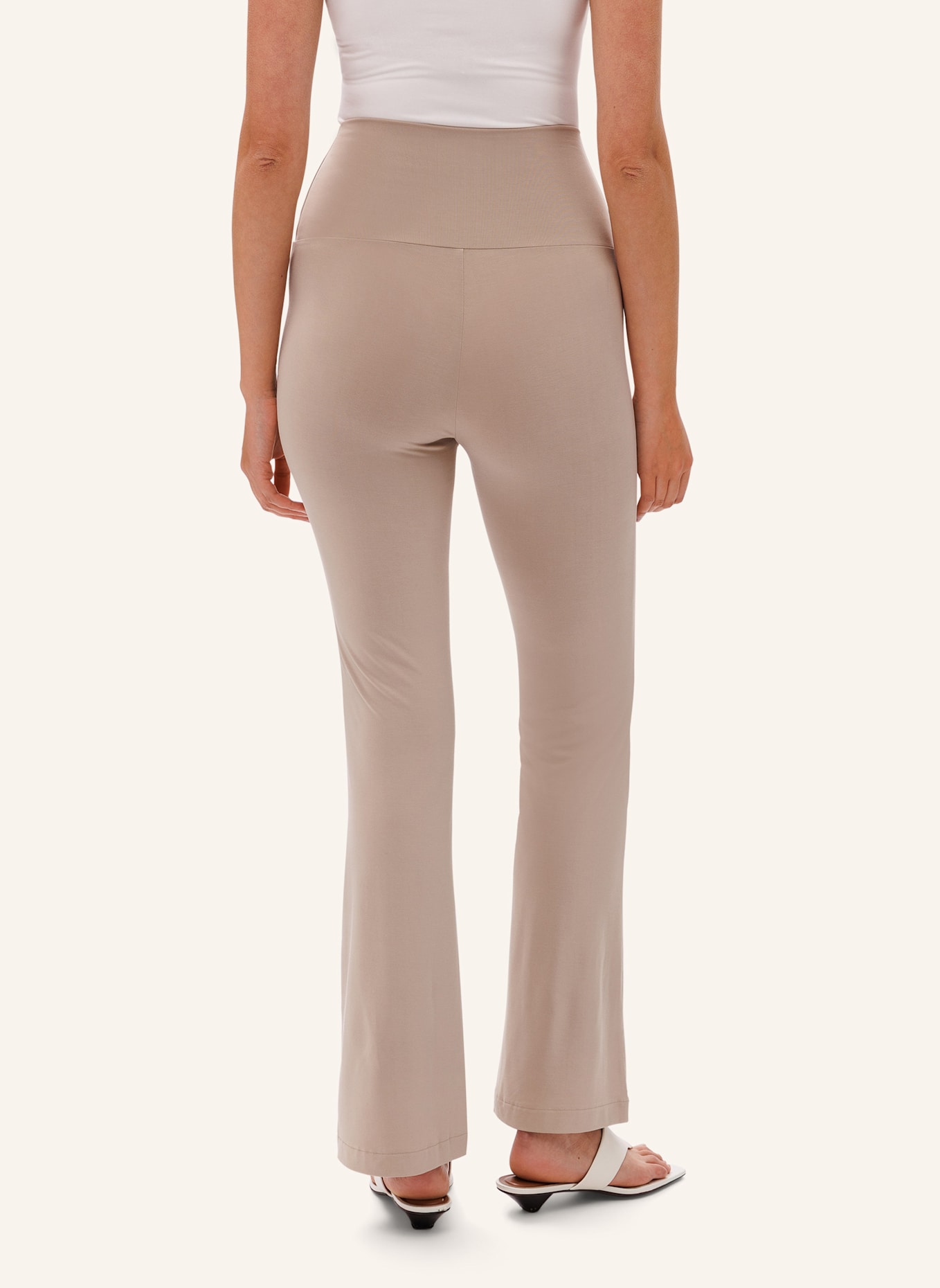 Les Lunes Hose BELLE LEGGINGS FLARED: BEIGE