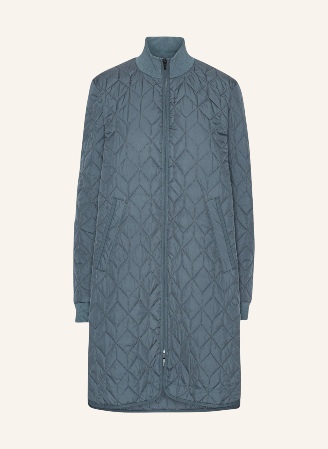 ILSE JACOBSEN Steppmantel: BLAUGRAU