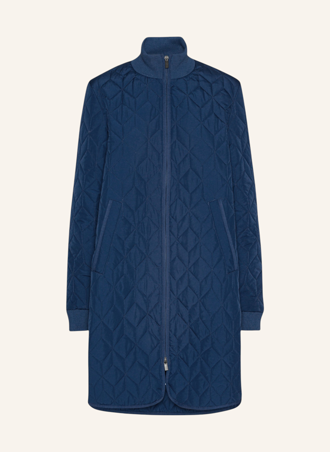 ILSE JACOBSEN Steppmantel: DUNKELBLAU