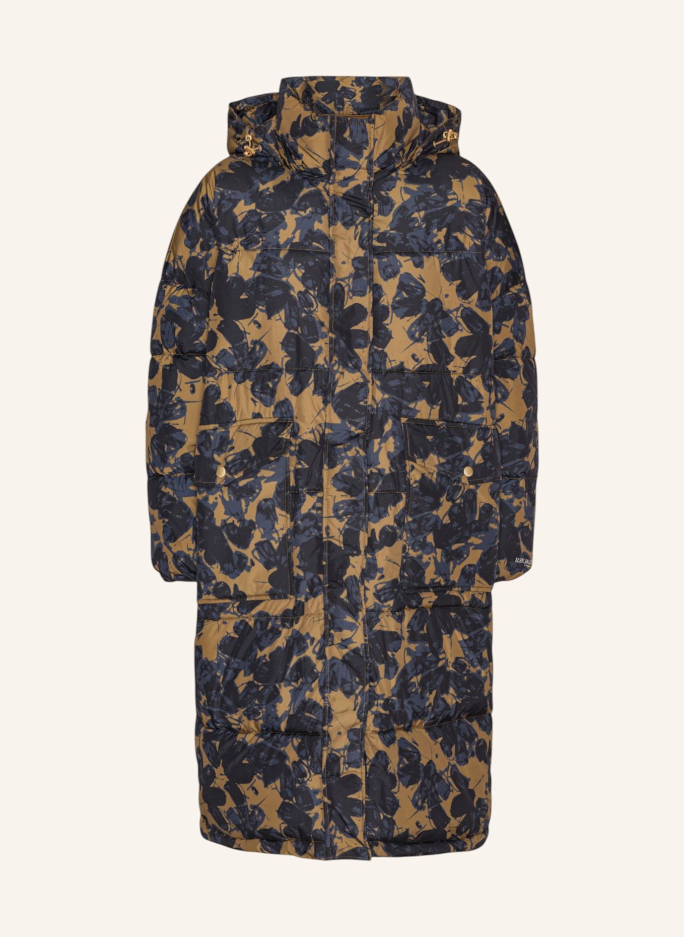 ILSE JACOBSEN Wintersteppmantel PEPPY06P: SCHWARZ/ WEISS/ ROT