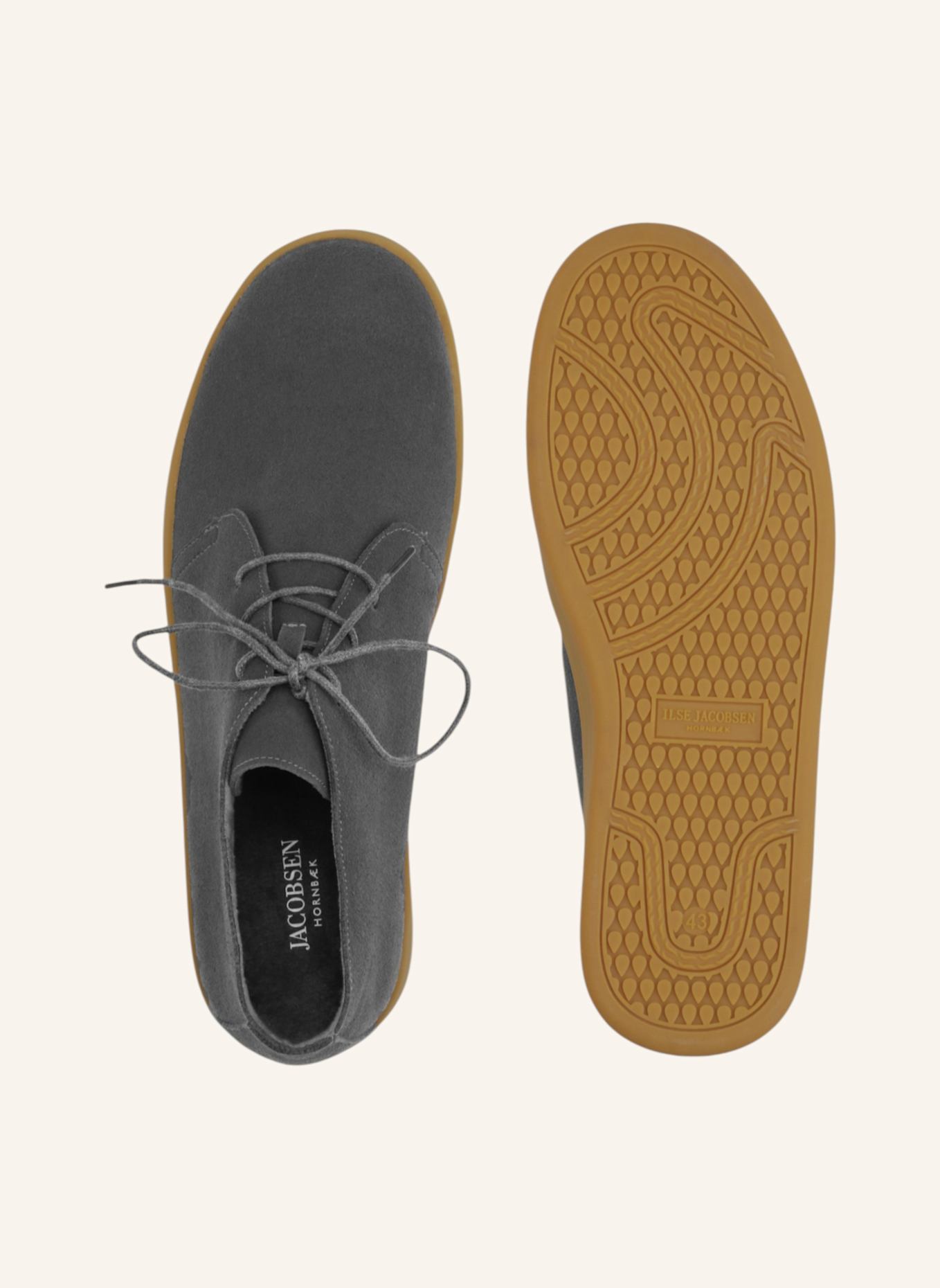 ILSE JACOBSEN Schnürschuhe TONNY6076: GRAU