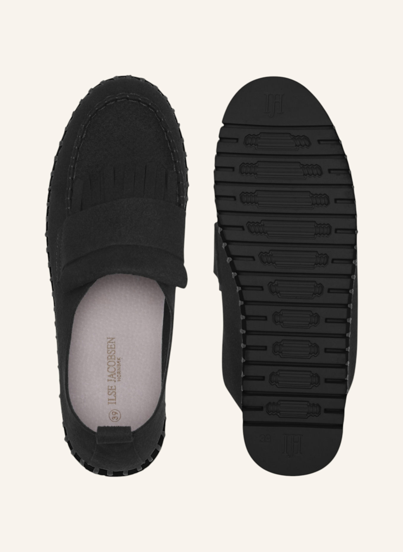 ILSE JACOBSEN Slipper TULIP3888: SCHWARZ