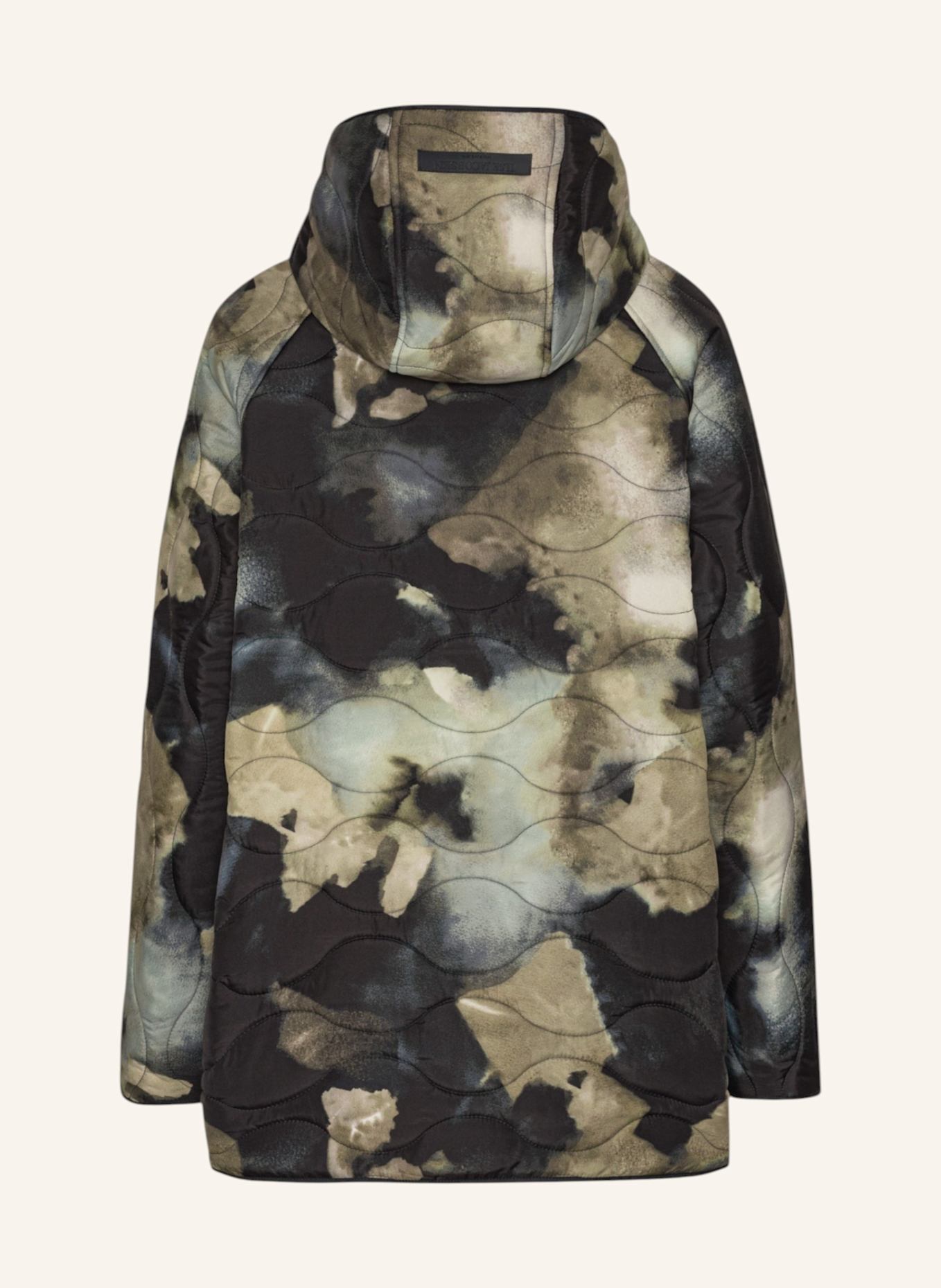 ILSE JACOBSEN Steppjacke QUILTED07P: SCHWARZ/ WEISS/ ROT