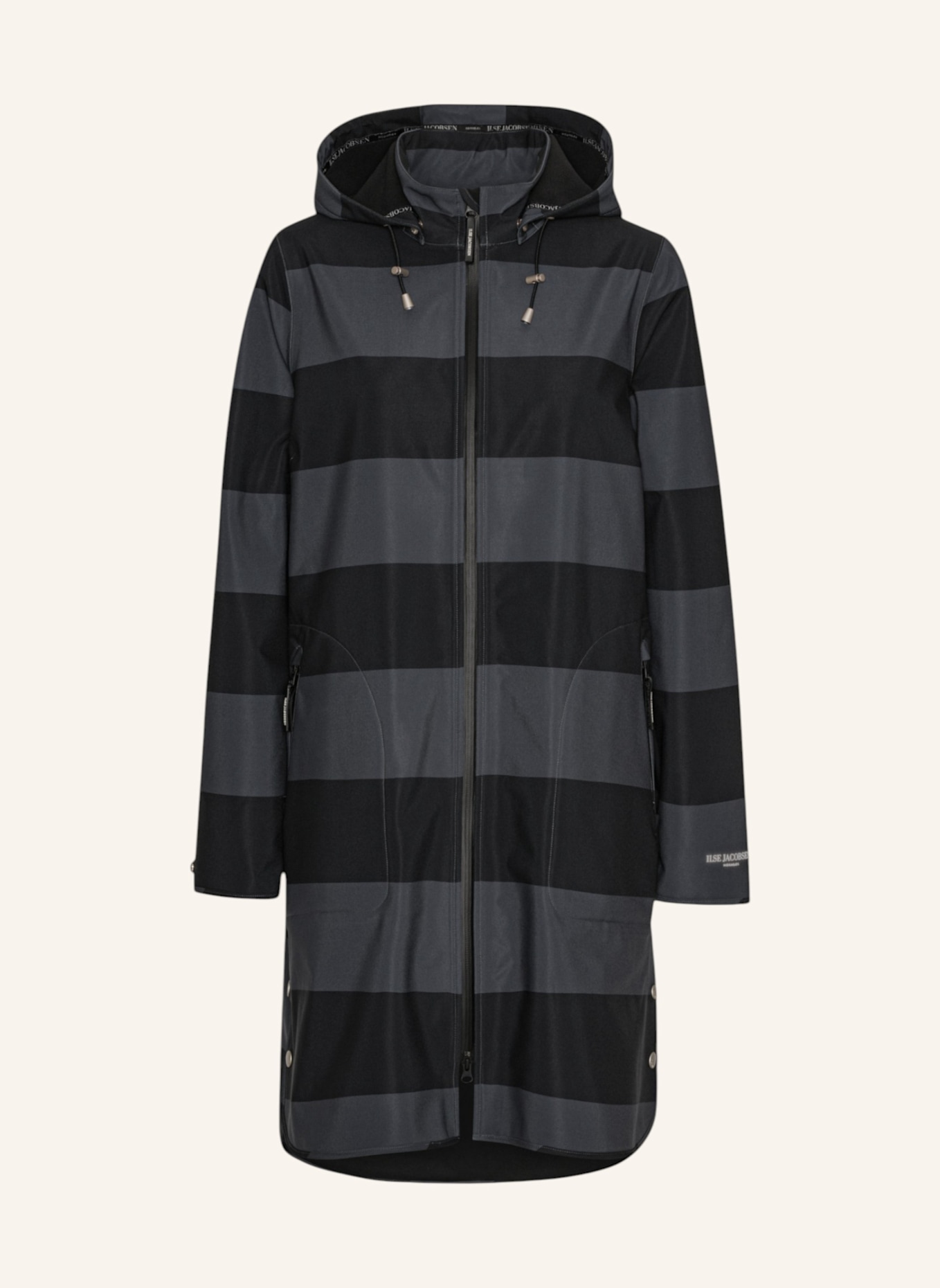 ILSE JACOBSEN Regenjacke RAIN128ST: BLAUGRAU