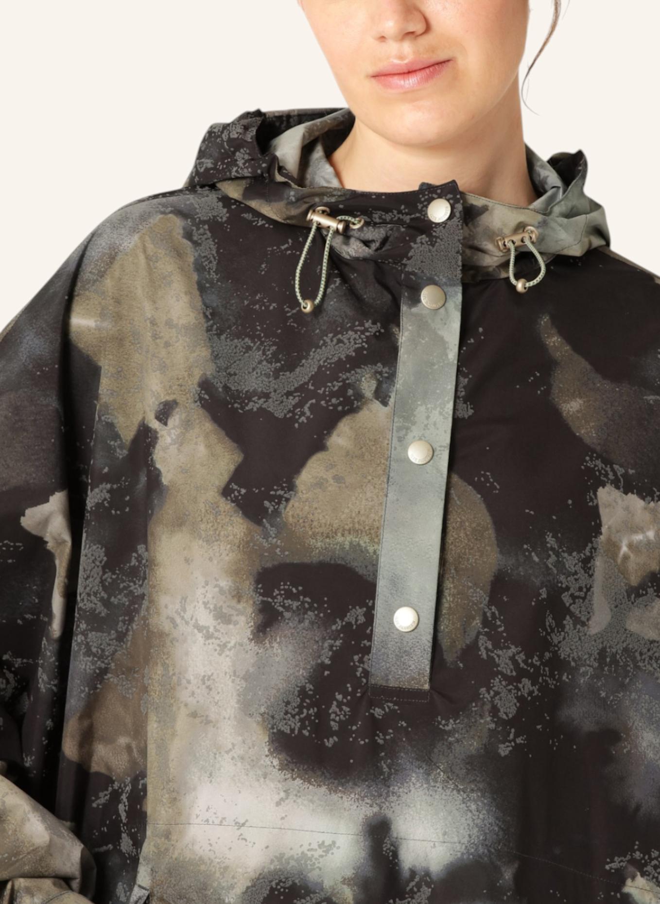 ILSE JACOBSEN Poncho RAIN222SPRP: SCHWARZ/ WEISS/ ROT