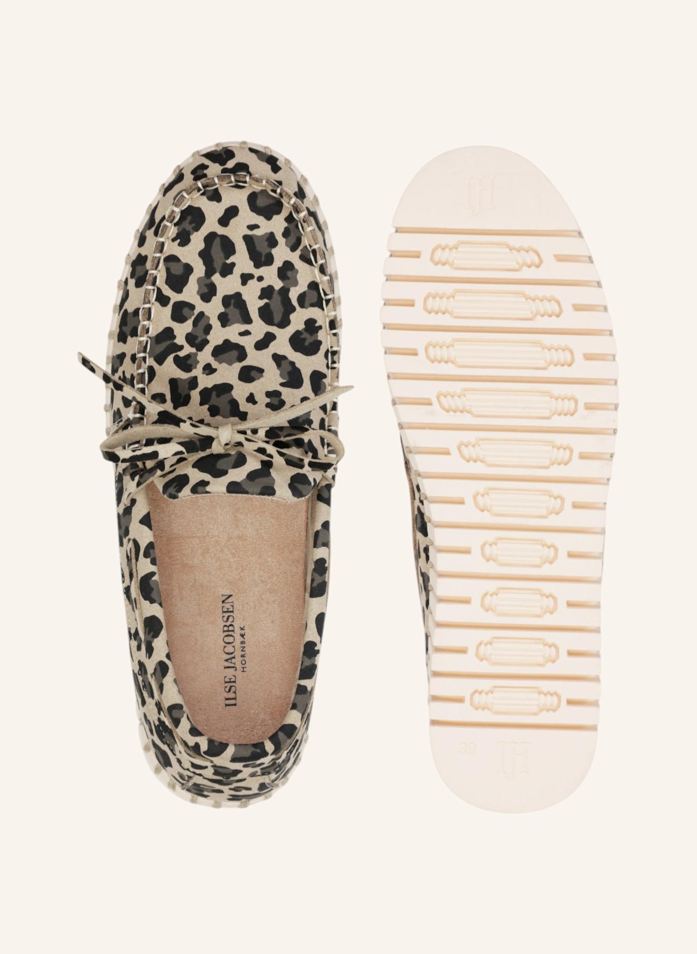 ILSE JACOBSEN Slipper TULIP3073LEO: HELLBRAUN