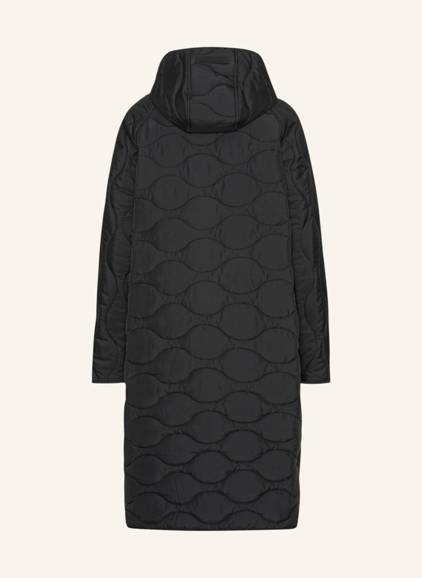 ILSE JACOBSEN Steppmantel QUILTED08: SCHWARZ