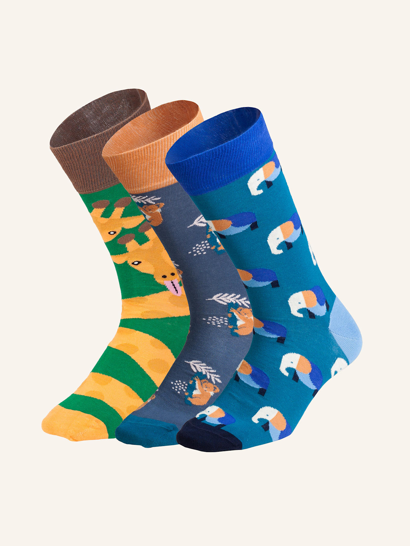 DillySocks Socken WILD STEPS: SCHWARZ/ WEISS/ ROT