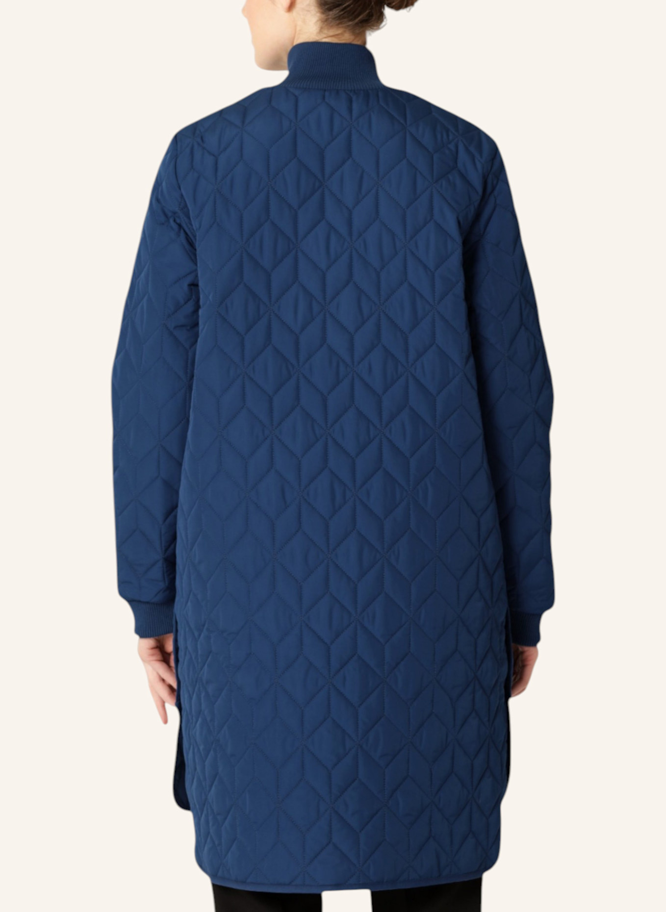 ILSE JACOBSEN Steppmantel: DUNKELBLAU