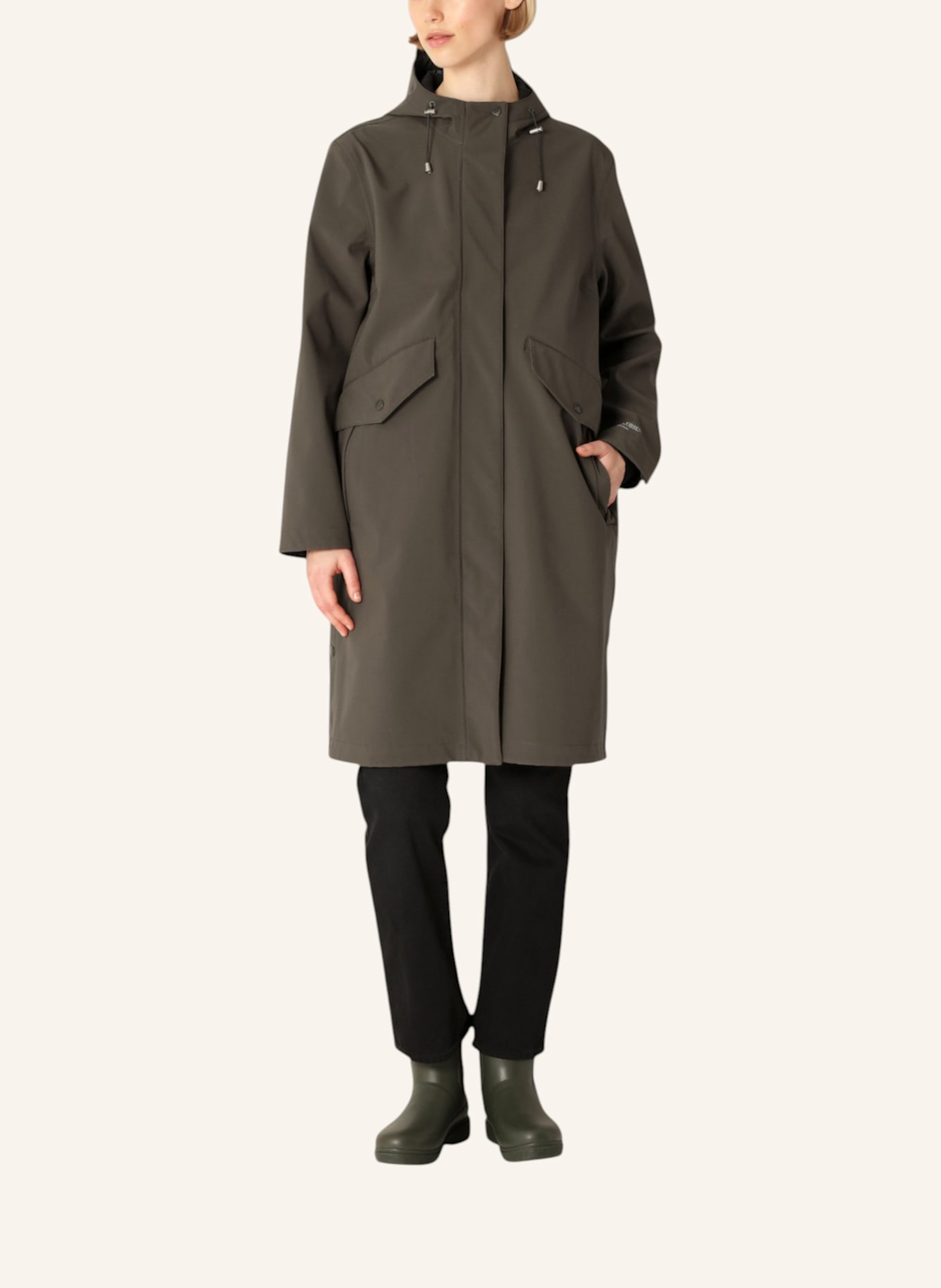 ILSE JACOBSEN Funktionsjacke: DUNKELBRAUN