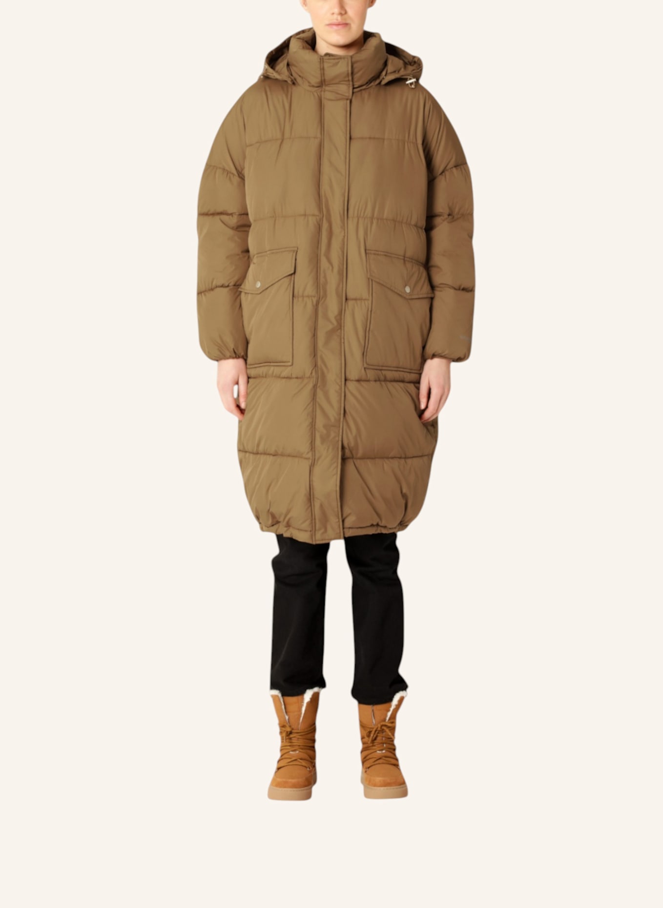 ILSE JACOBSEN Wintersteppmantel PEPPY06: CAMEL