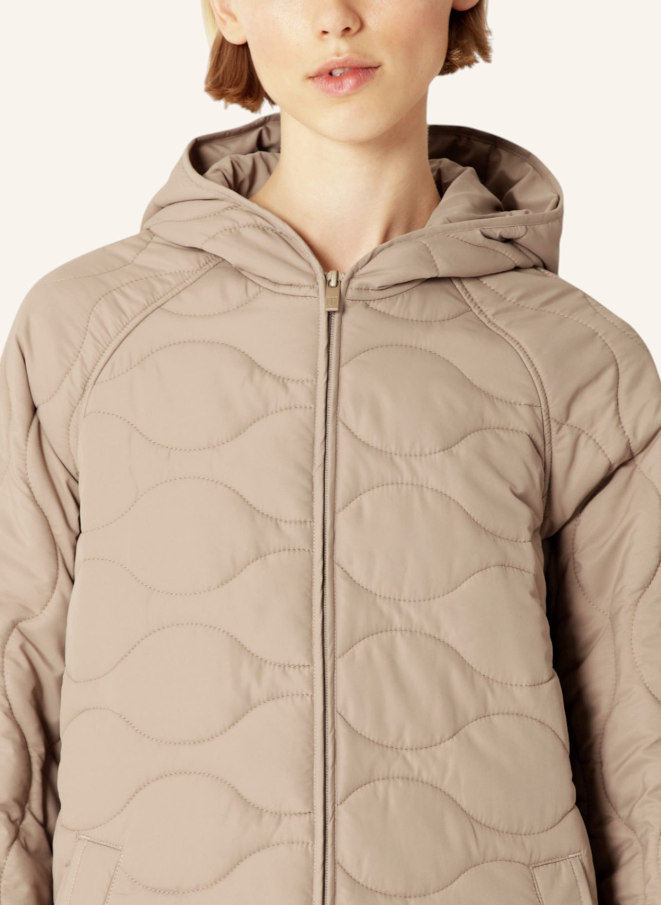 ILSE JACOBSEN Steppmantel QUILTED08: BEIGE