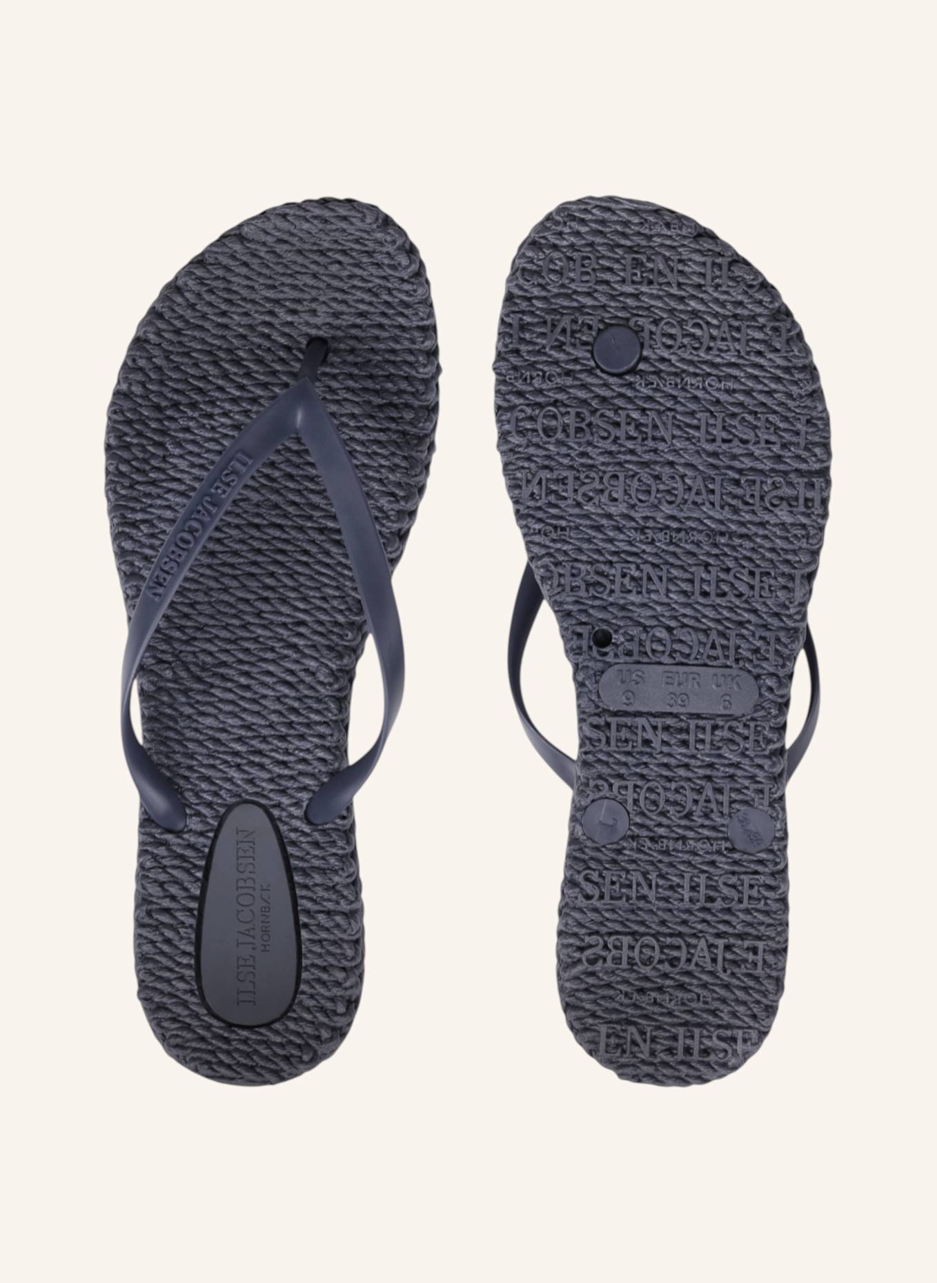 ILSE JACOBSEN Zehentrenner CHEERFUL02: BLAUGRAU