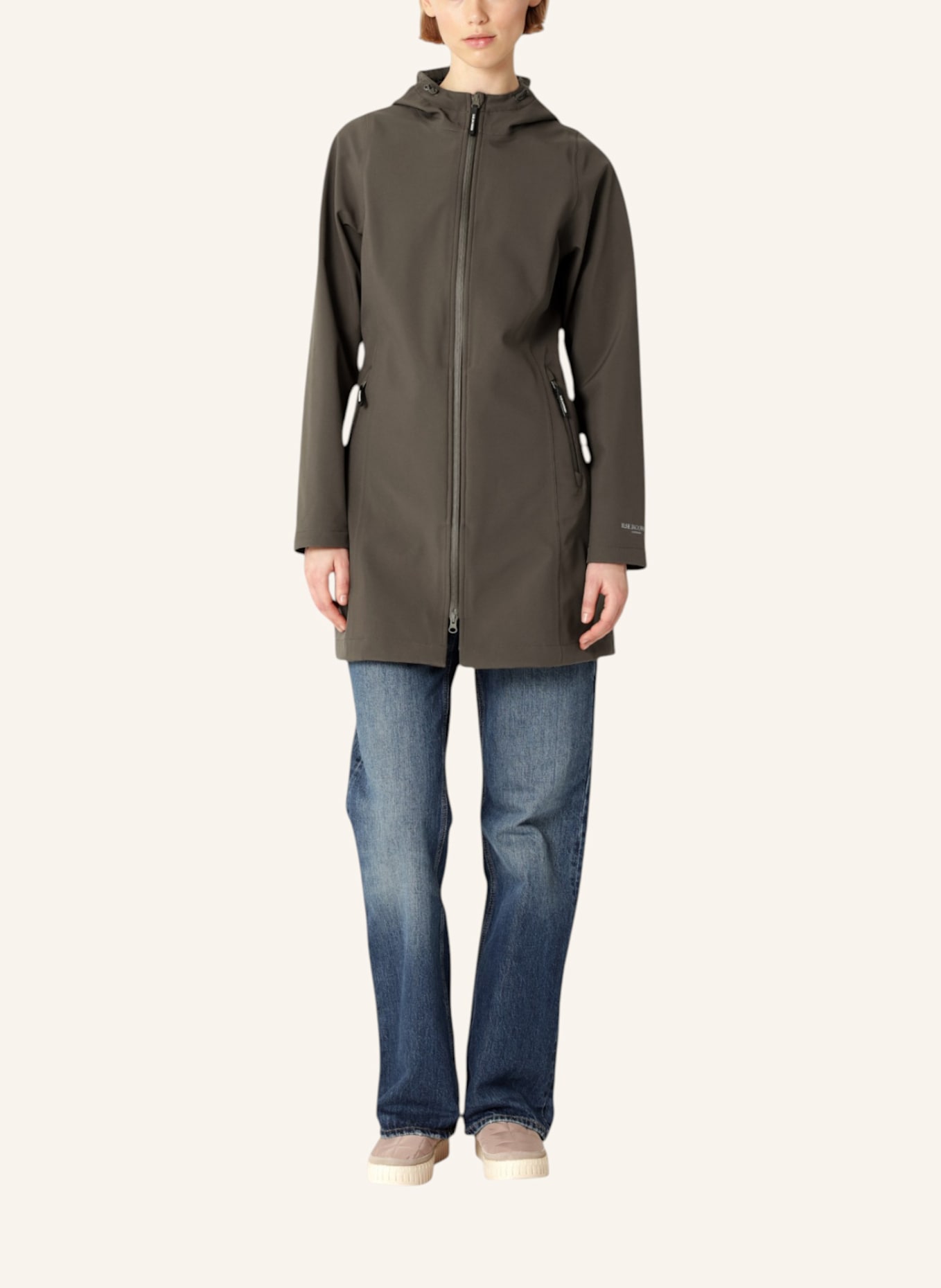 ILSE JACOBSEN Regenjacke DAYBREAK01: DUNKELBRAUN