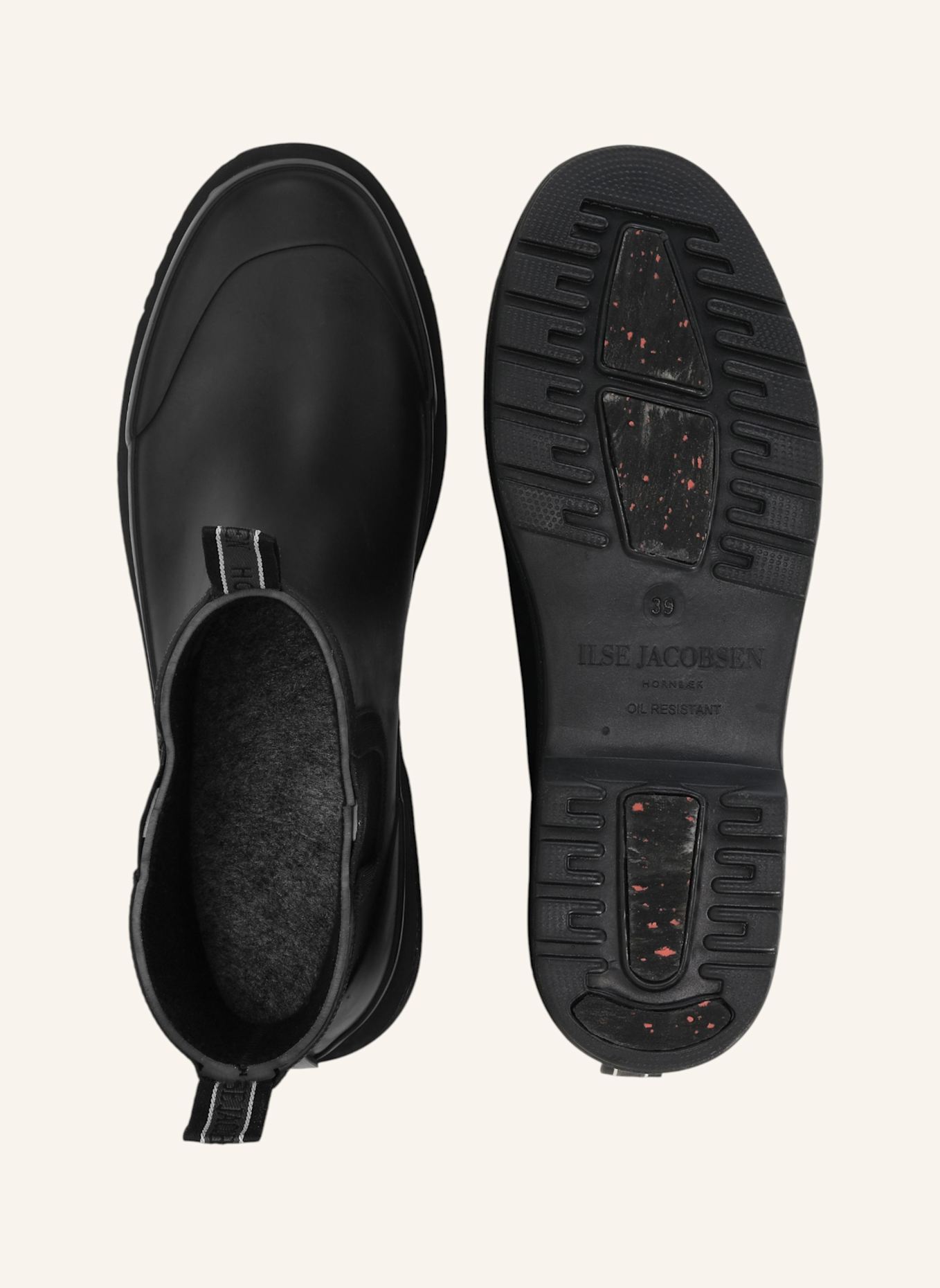 ILSE JACOBSEN Gummistiefel RUB30C: SCHWARZ