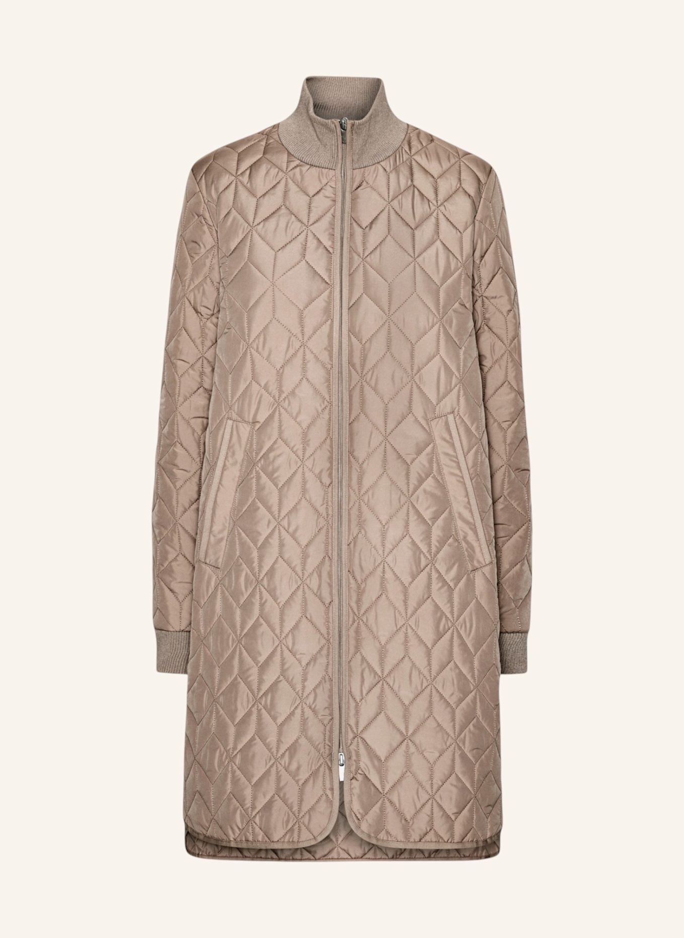 ILSE JACOBSEN Steppmantel: BEIGE