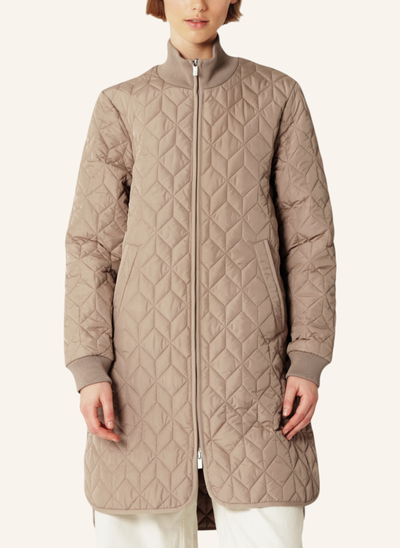 ILSE JACOBSEN Steppmantel: BEIGE