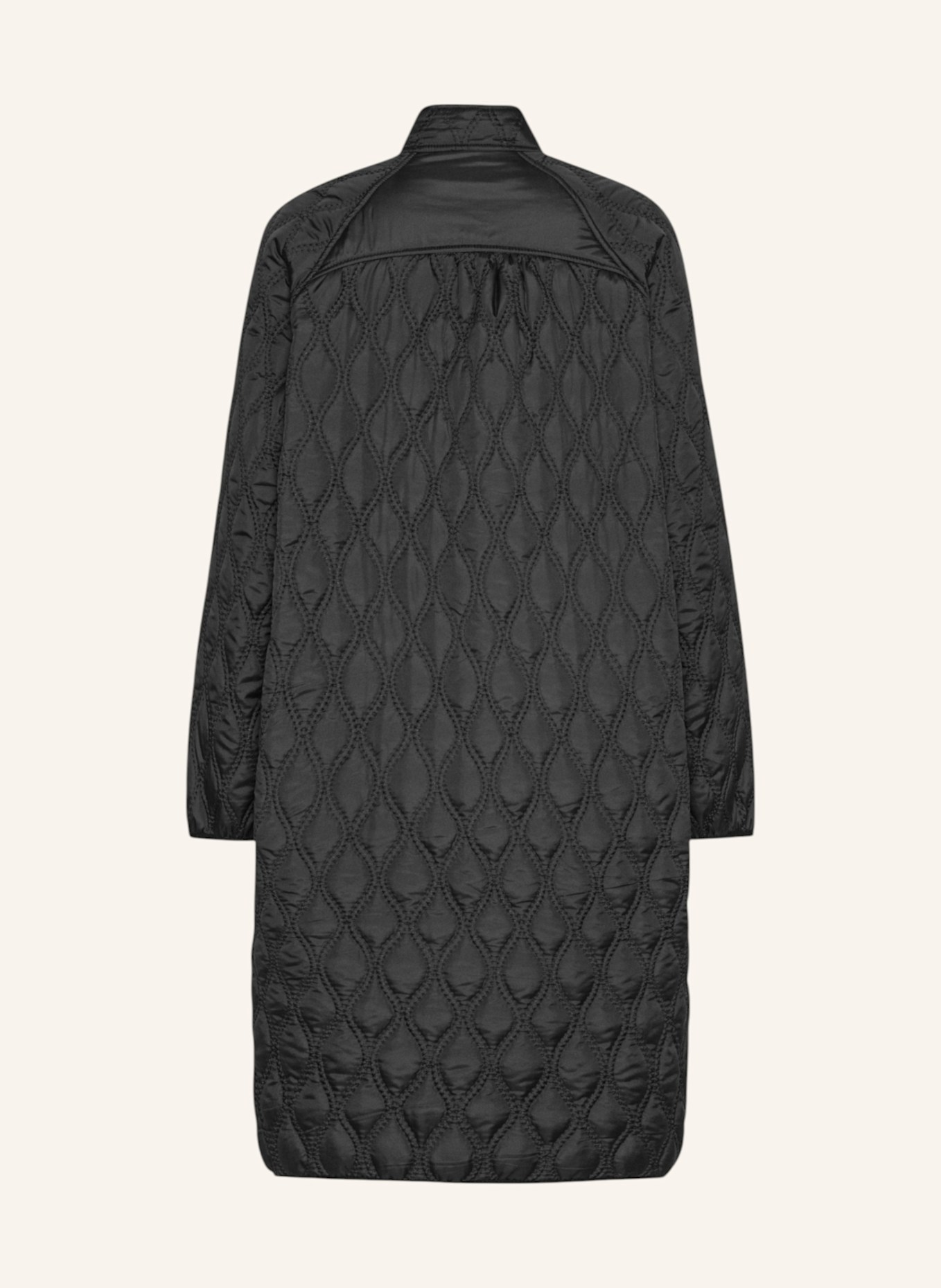 ILSE JACOBSEN Steppmantel AROS05: SCHWARZ