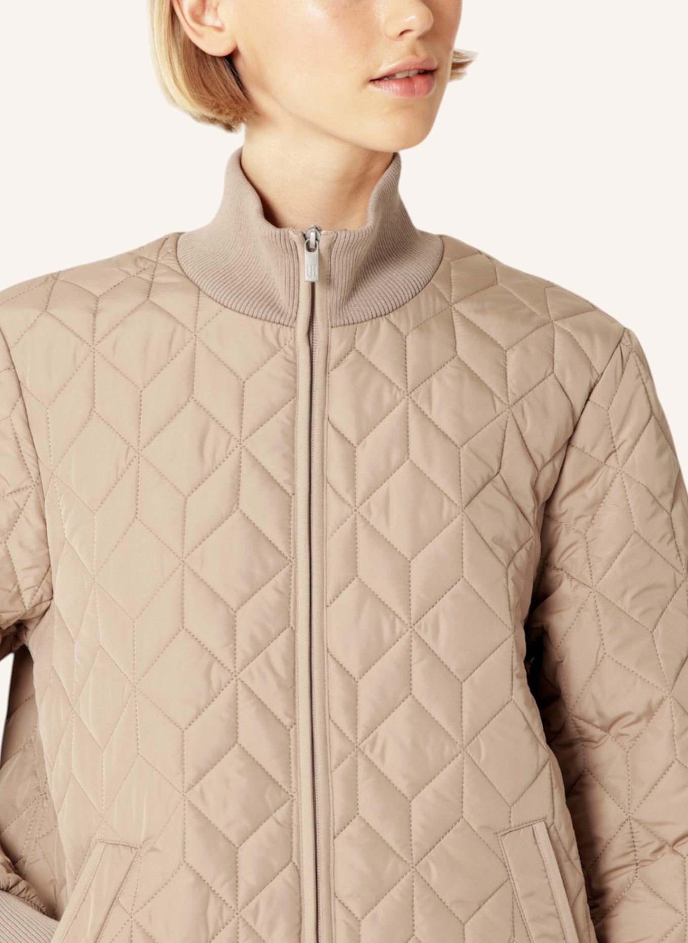 ILSE JACOBSEN Steppmantel: BEIGE