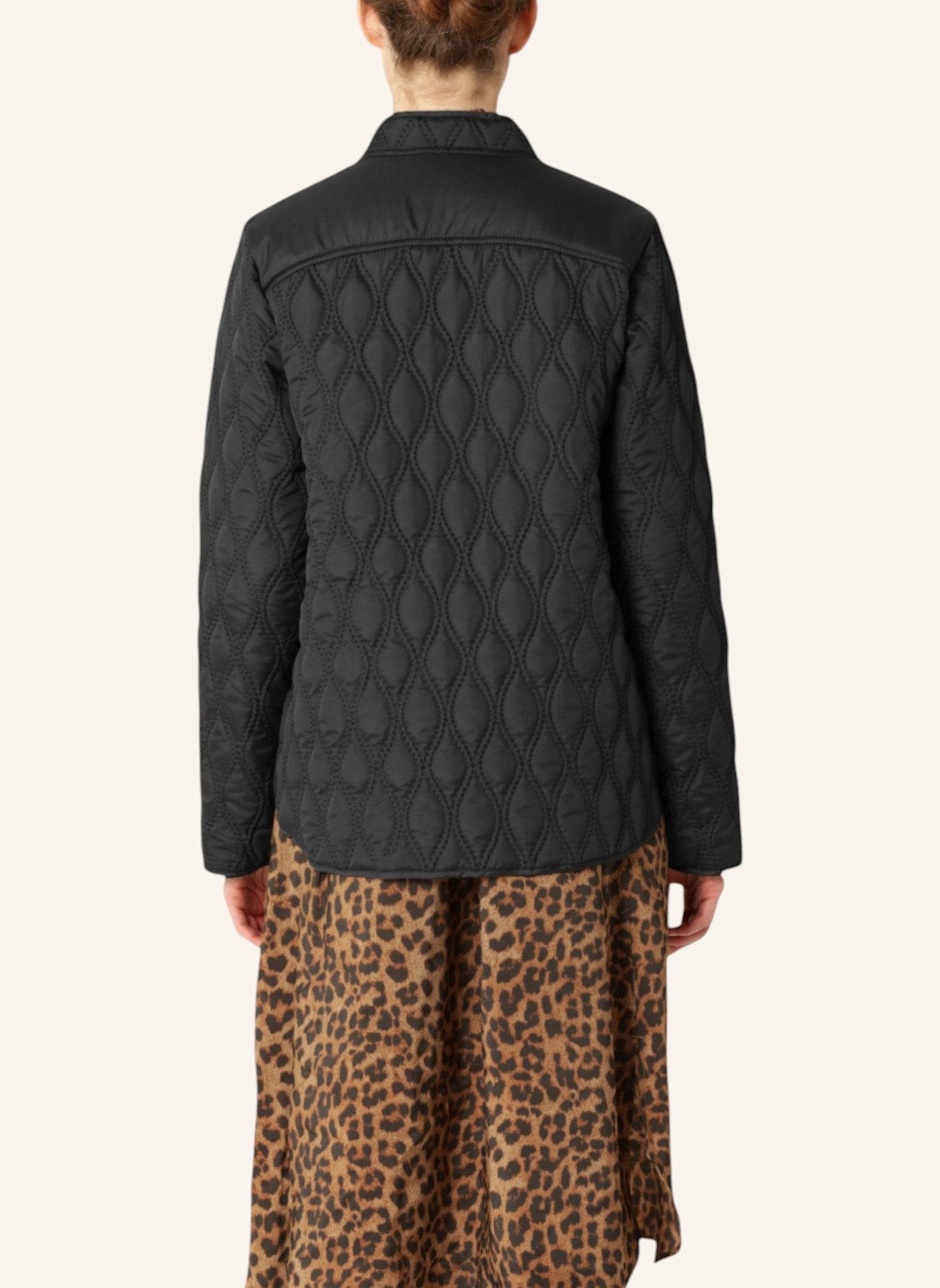 ILSE JACOBSEN Steppjacke AROS06: SCHWARZ