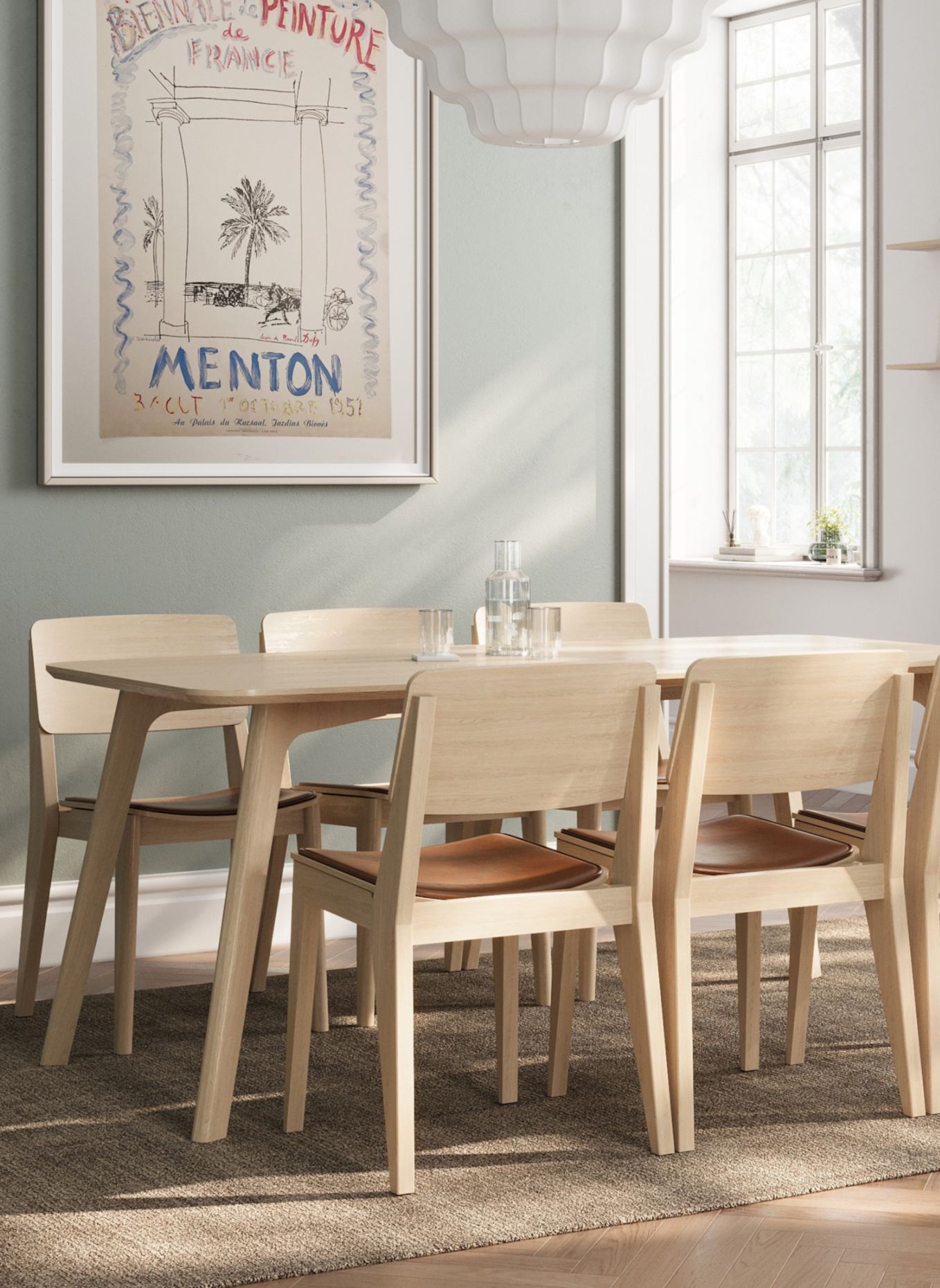 cinas Esszimmertisch ELVO: HELLBRAUN